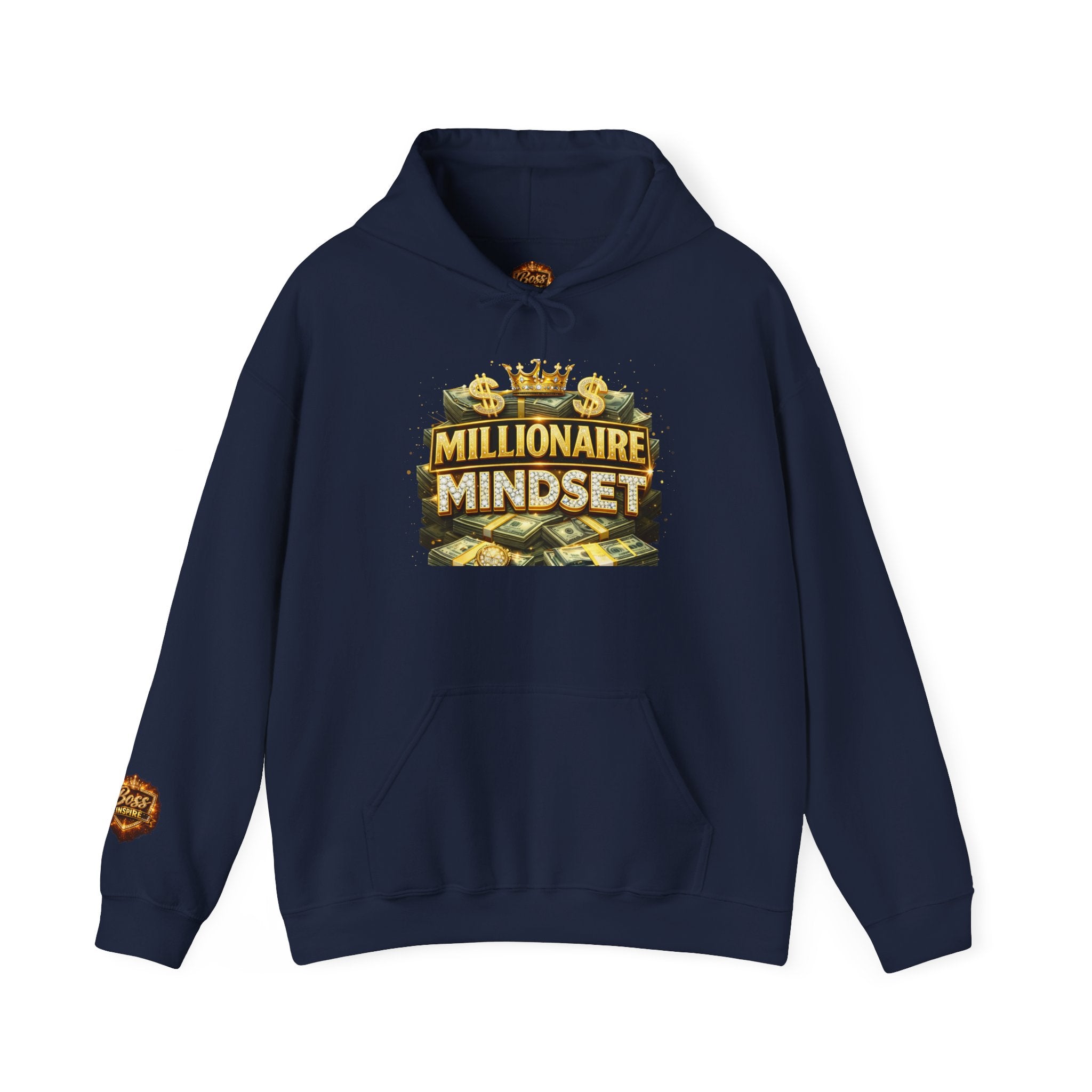 Millionaire Mindset hoodie | Money Stack Graphic Hoodie