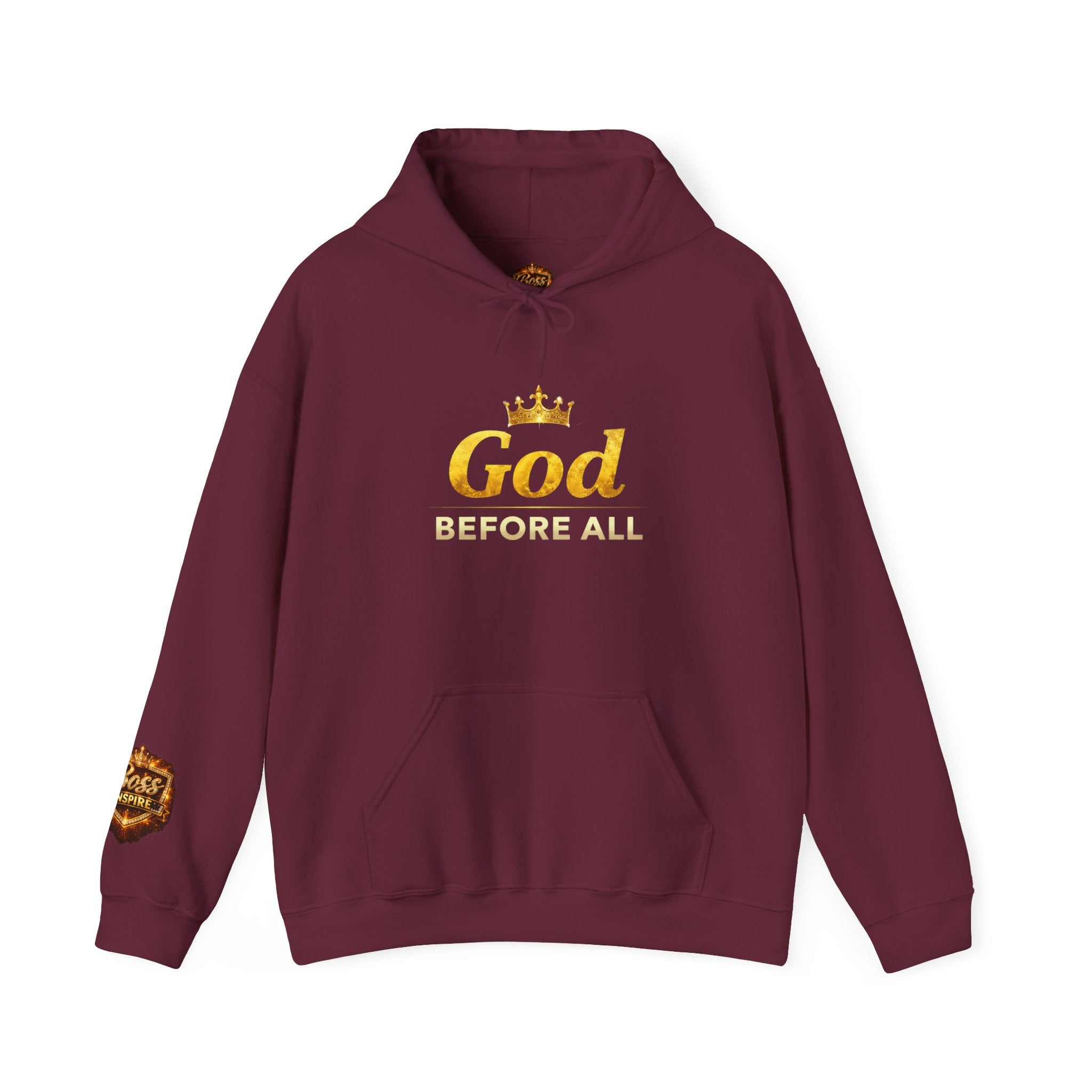 God Before All Unisex Heavy Blend™ Hooded Sweatshirt