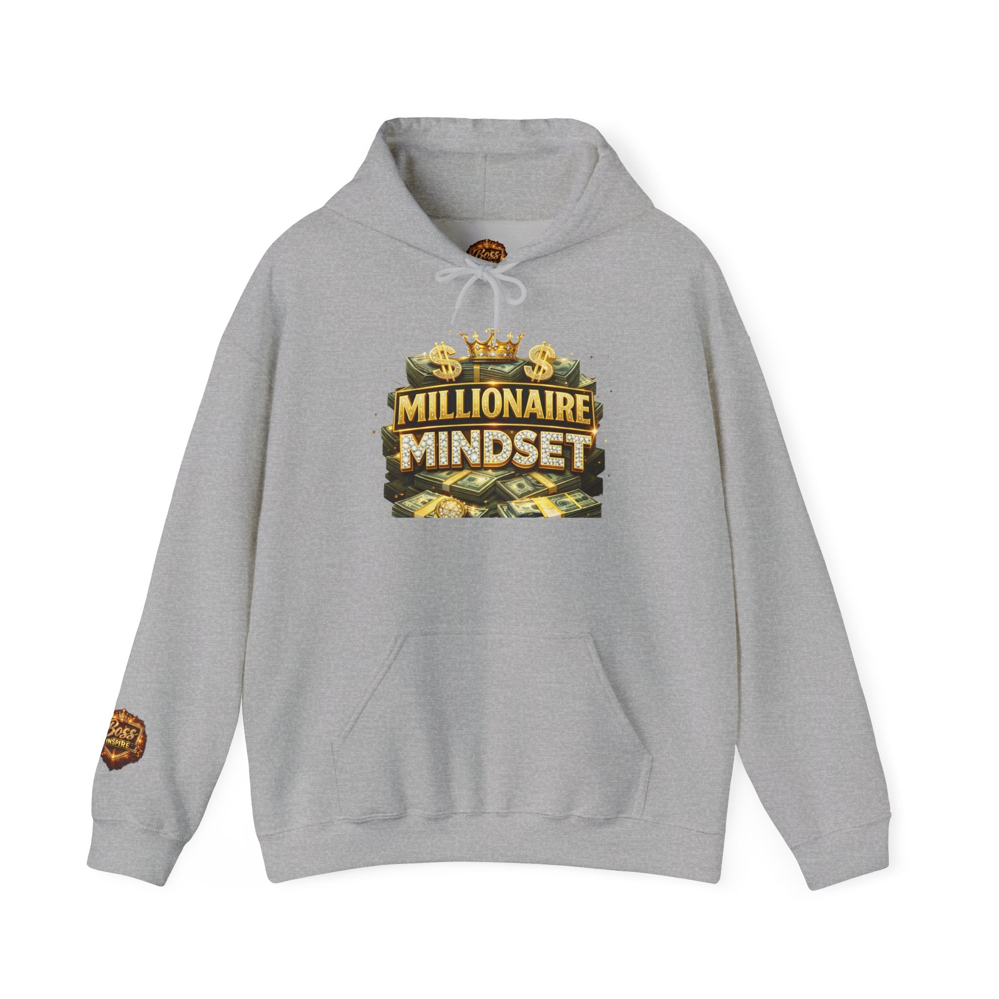 Millionaire Mindset hoodie | Money Stack Graphic Hoodie