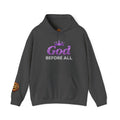 God Before All Hoodie | Faith Crown Scripture Sweatshirt