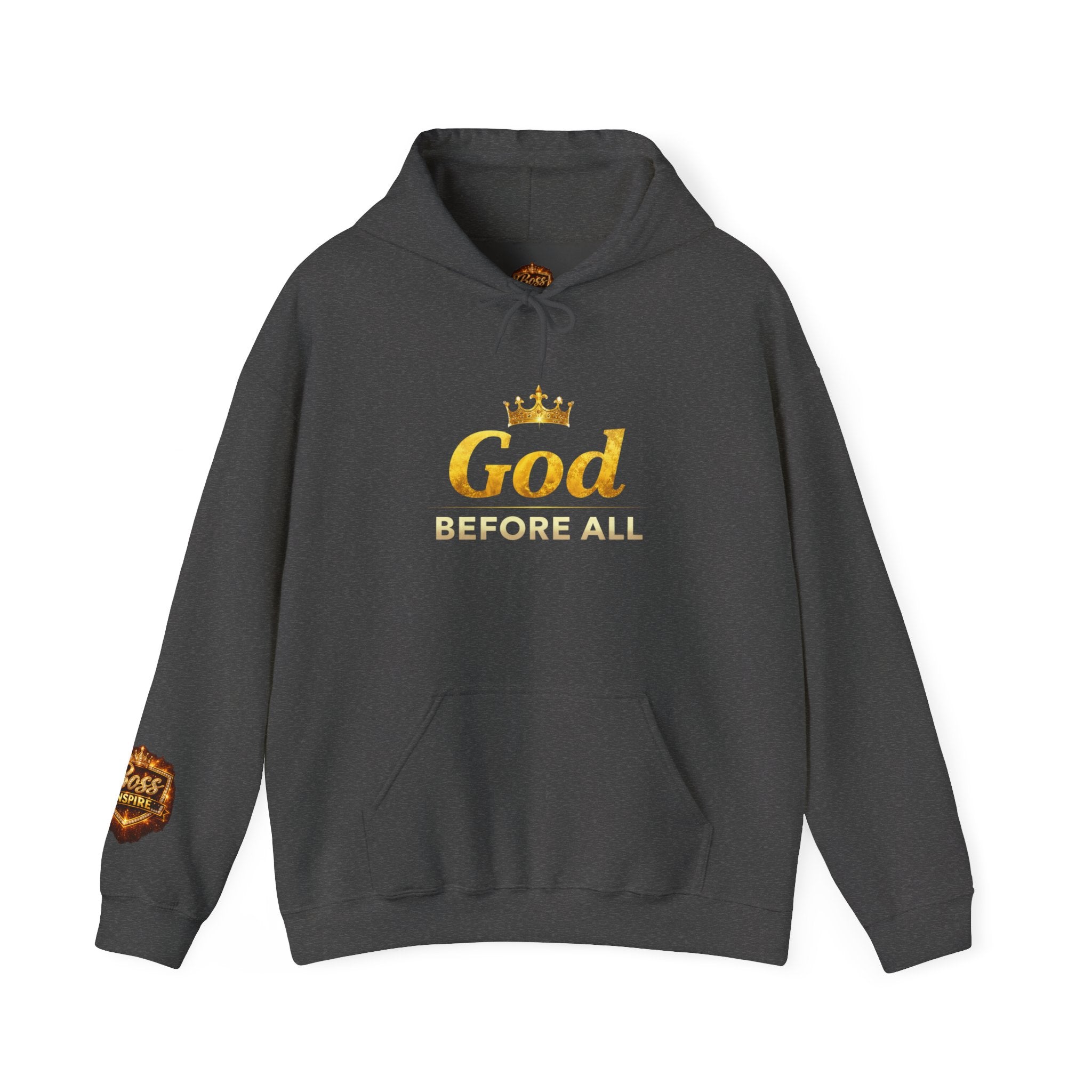 God Before All Unisex Heavy Blend™ Hooded Sweatshirt