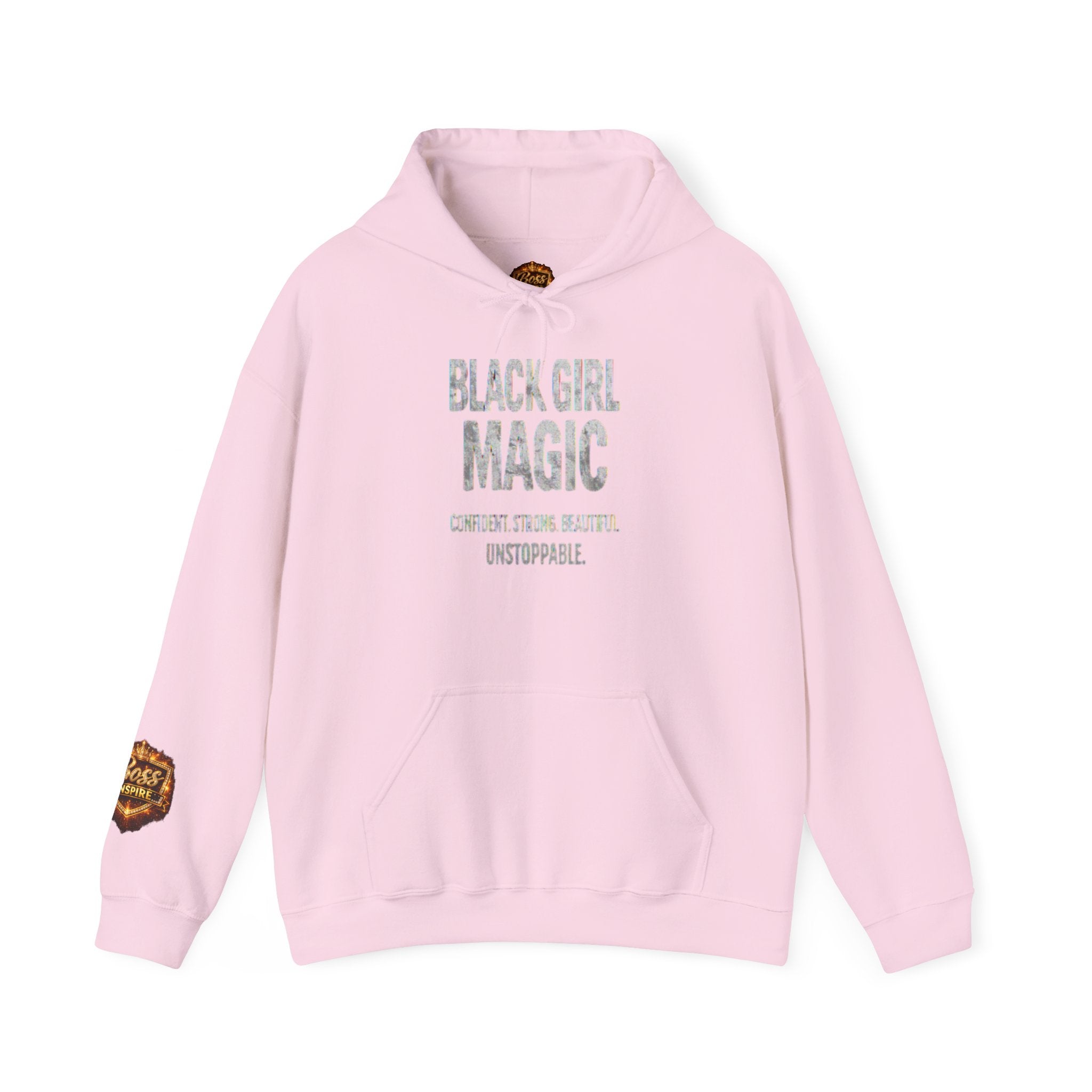 Black Girl Magic text Hoodie | Empowerment Sweatshirt
