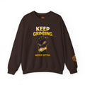 Keep Grinding Fist Graphic sweatshirt | Crewneck Motivational Streetwear