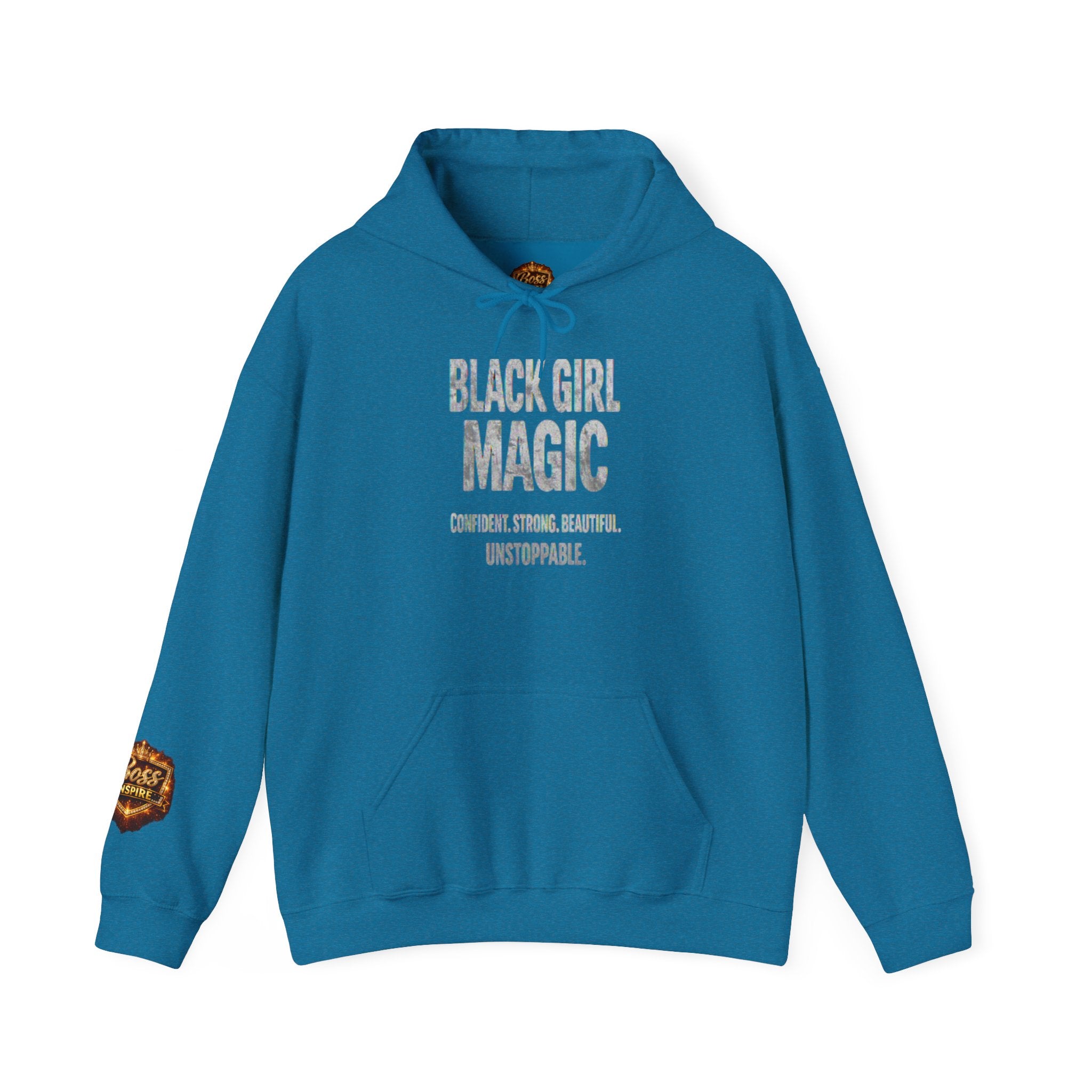 Black Girl Magic text Hoodie | Empowerment Sweatshirt