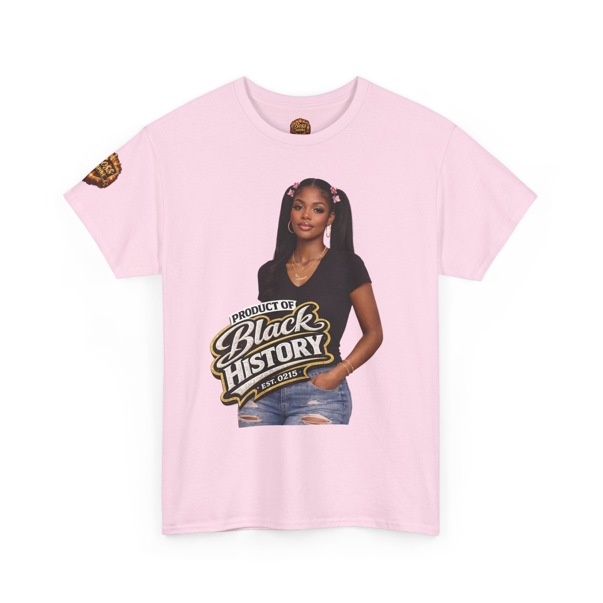 Black History Script Graphic Tee | Empowerment Typography T-Shirt