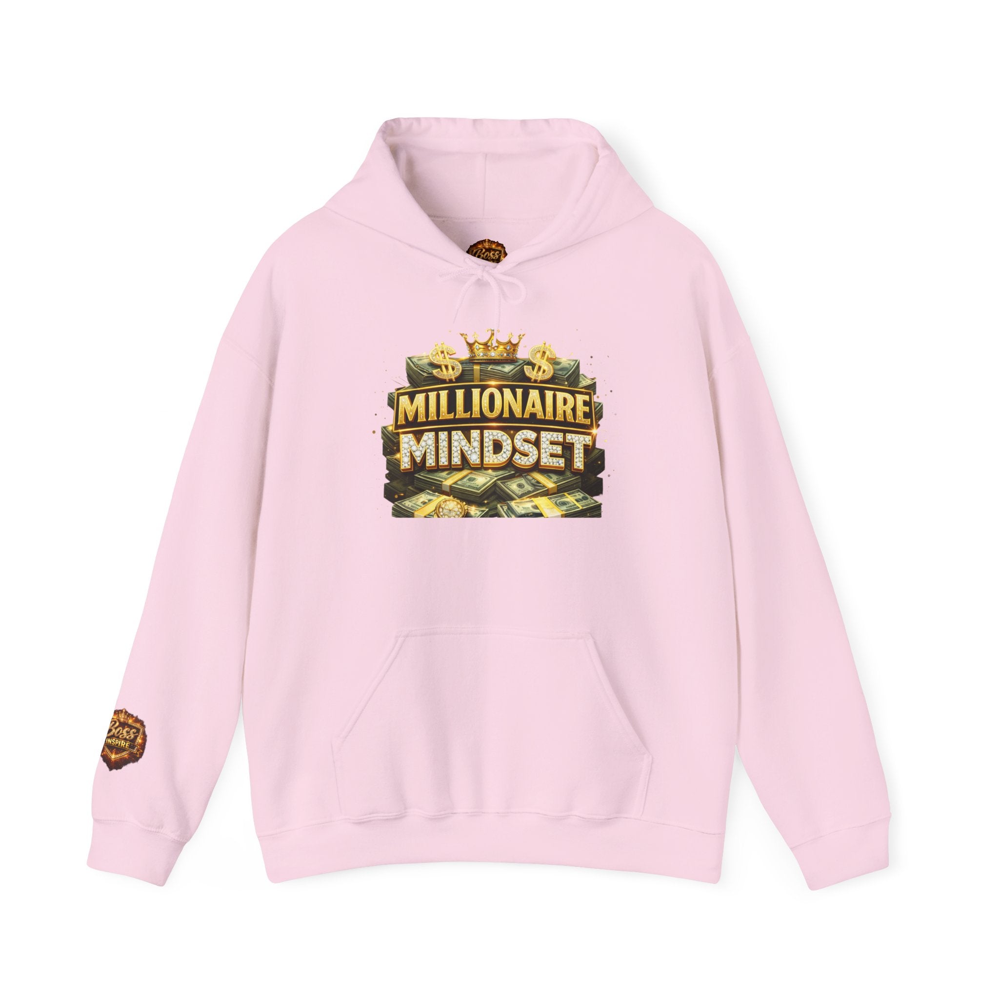 Millionaire Mindset hoodie | Money Stack Graphic Hoodie
