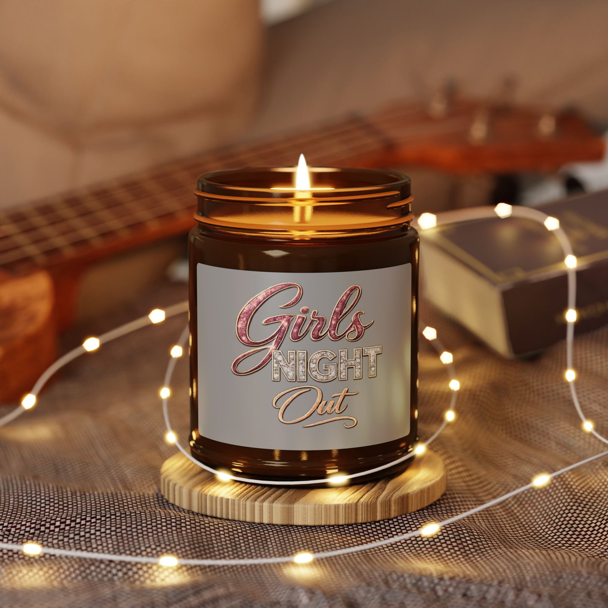 Girls Night Out Scented Soy Candle — Amber Jar (Multi-Size)
