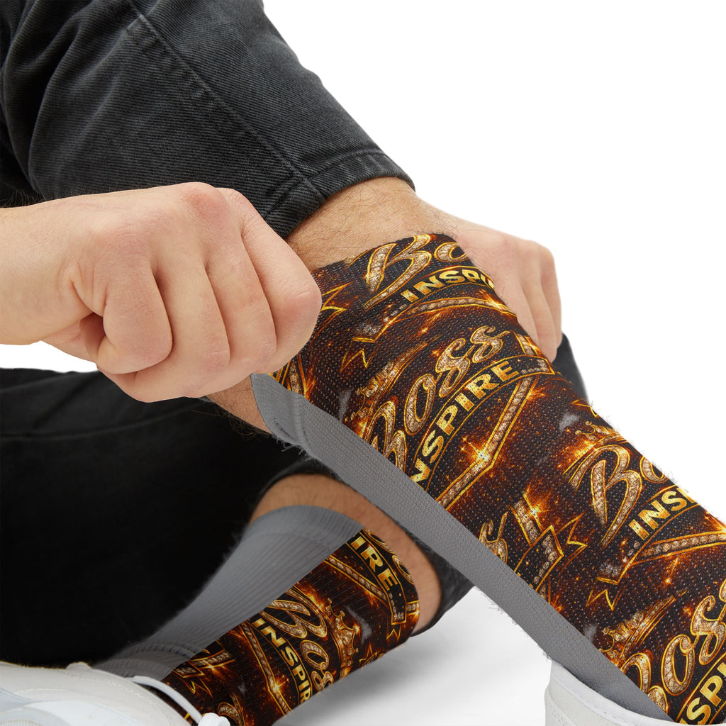 Boss Inspire Pattern Socks | Sublimation Crew Socks