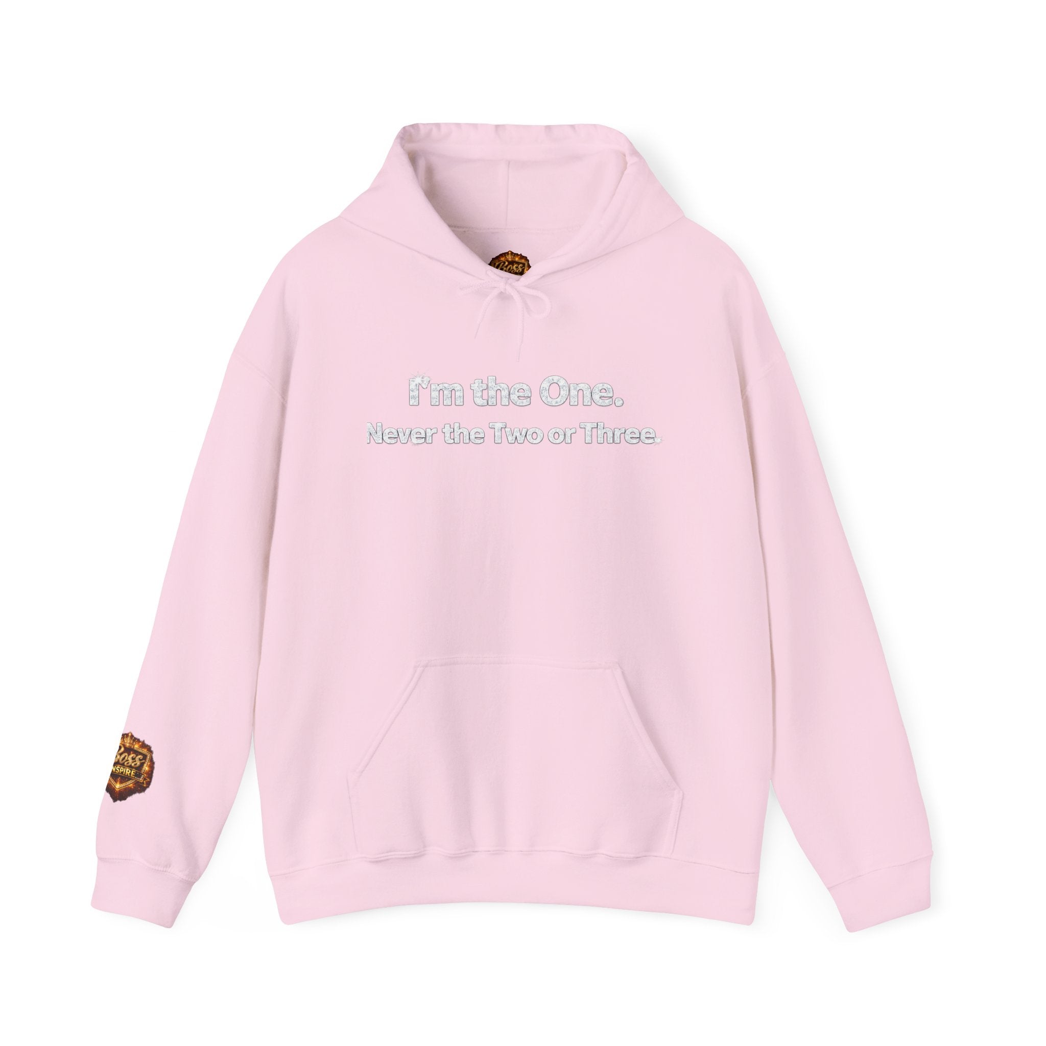 I'm the One Hoodie | Text Graphic White Pullover