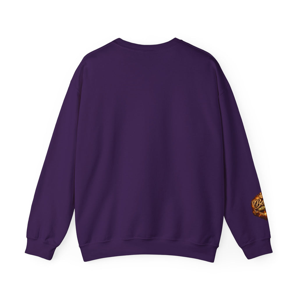 Confident Woman Illustration Crewneck Sweatshirt | Camouflage Tee Top