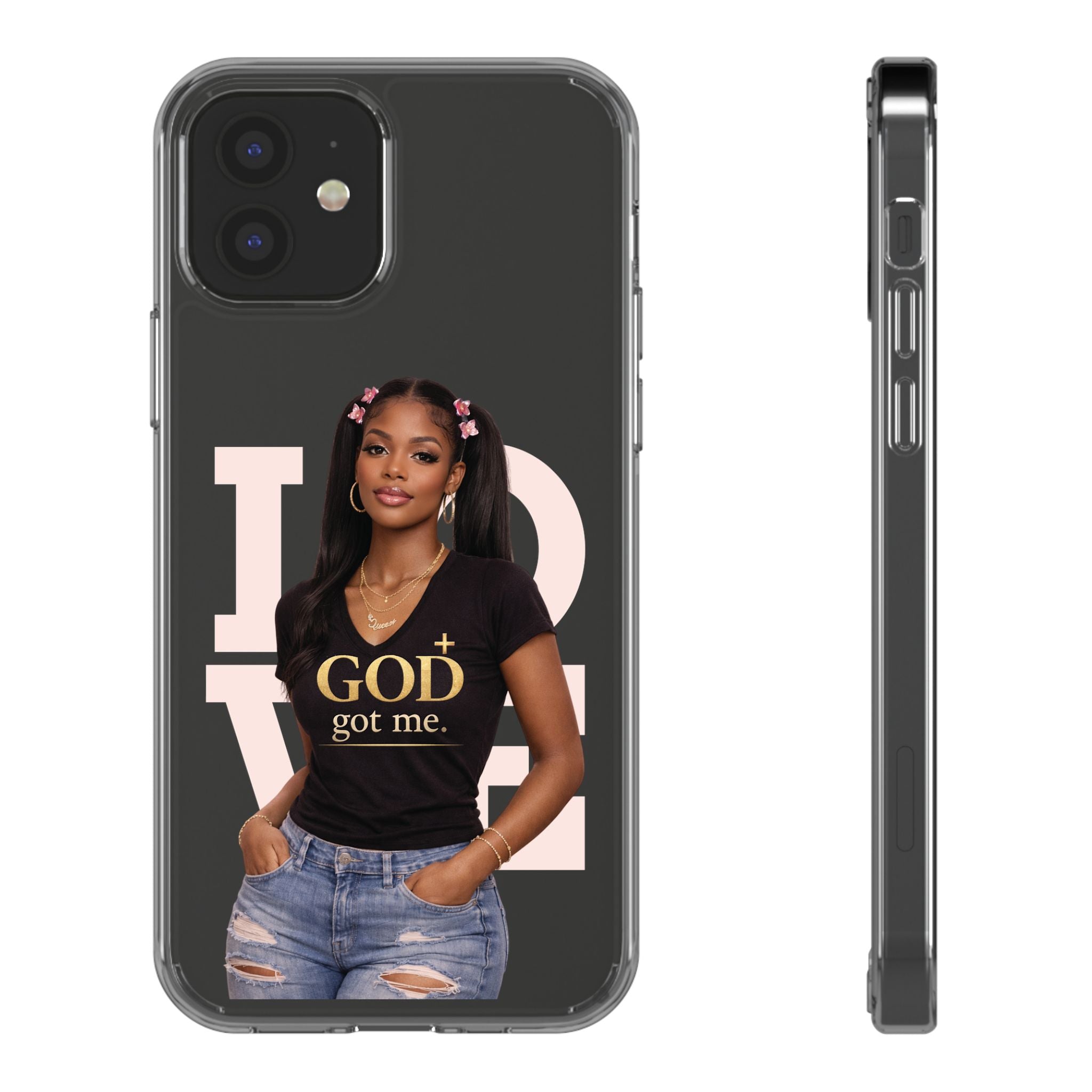 God Got Me phone case | clear iPhone case, faith design