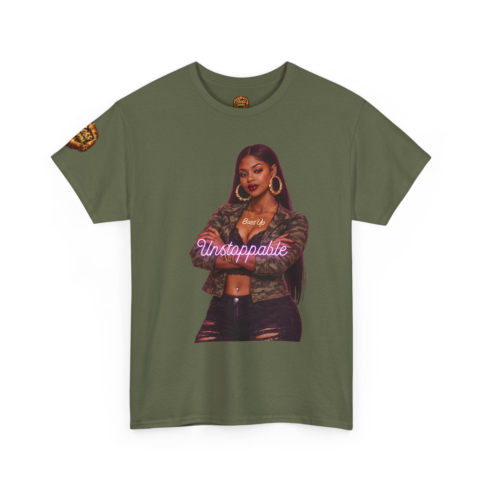 Unstoppable Graphic Tee — Motivational 'Unstoppable' Shirt