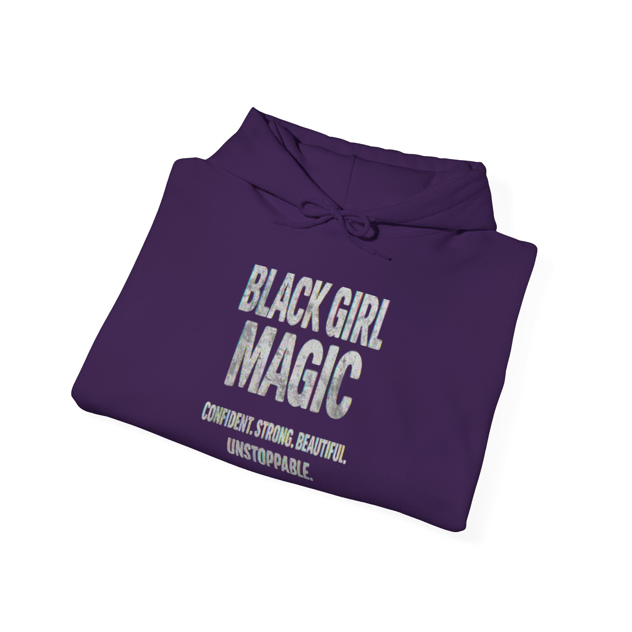 Black Girl Magic text Hoodie | Empowerment Sweatshirt