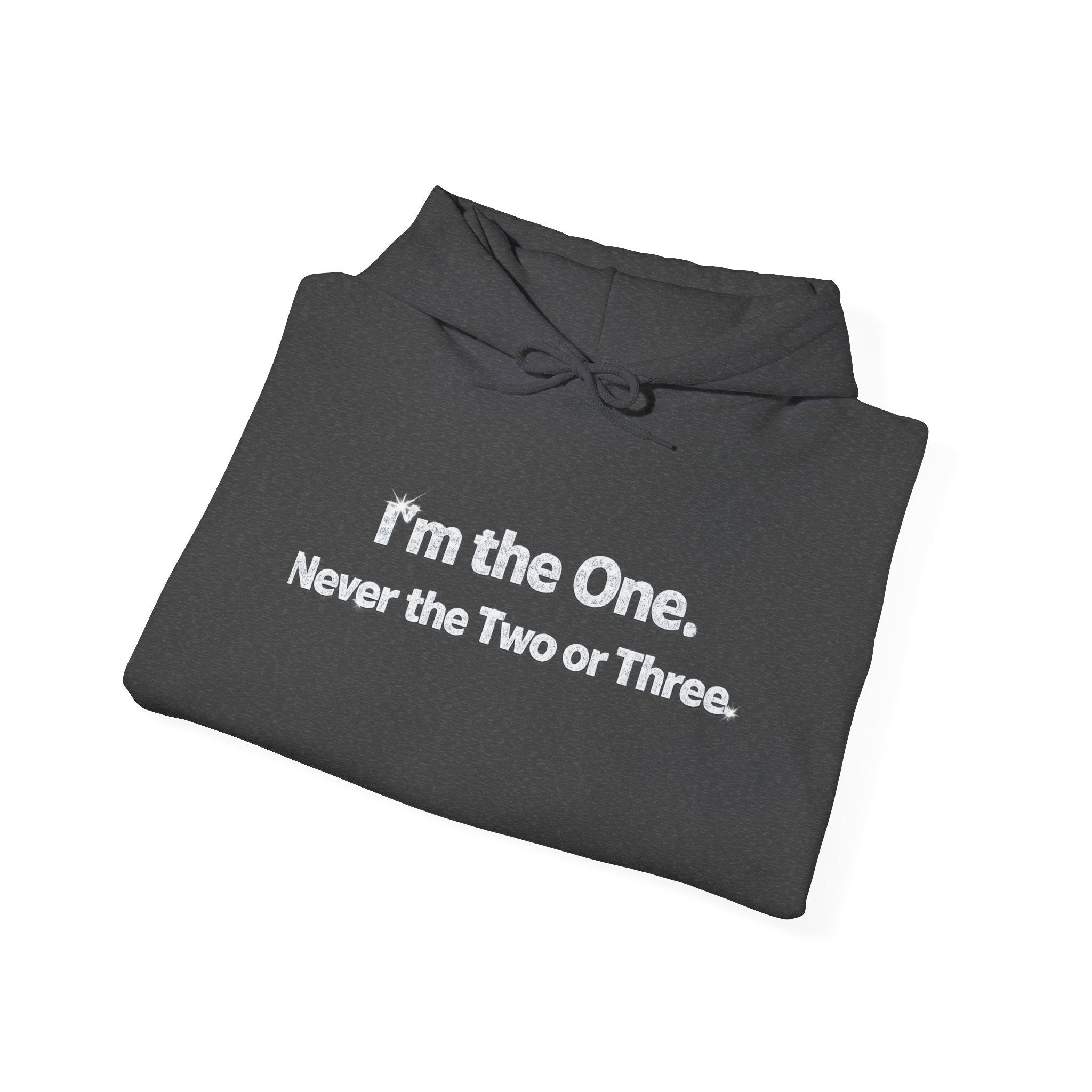 I'm the One Hoodie | Text Graphic White Pullover