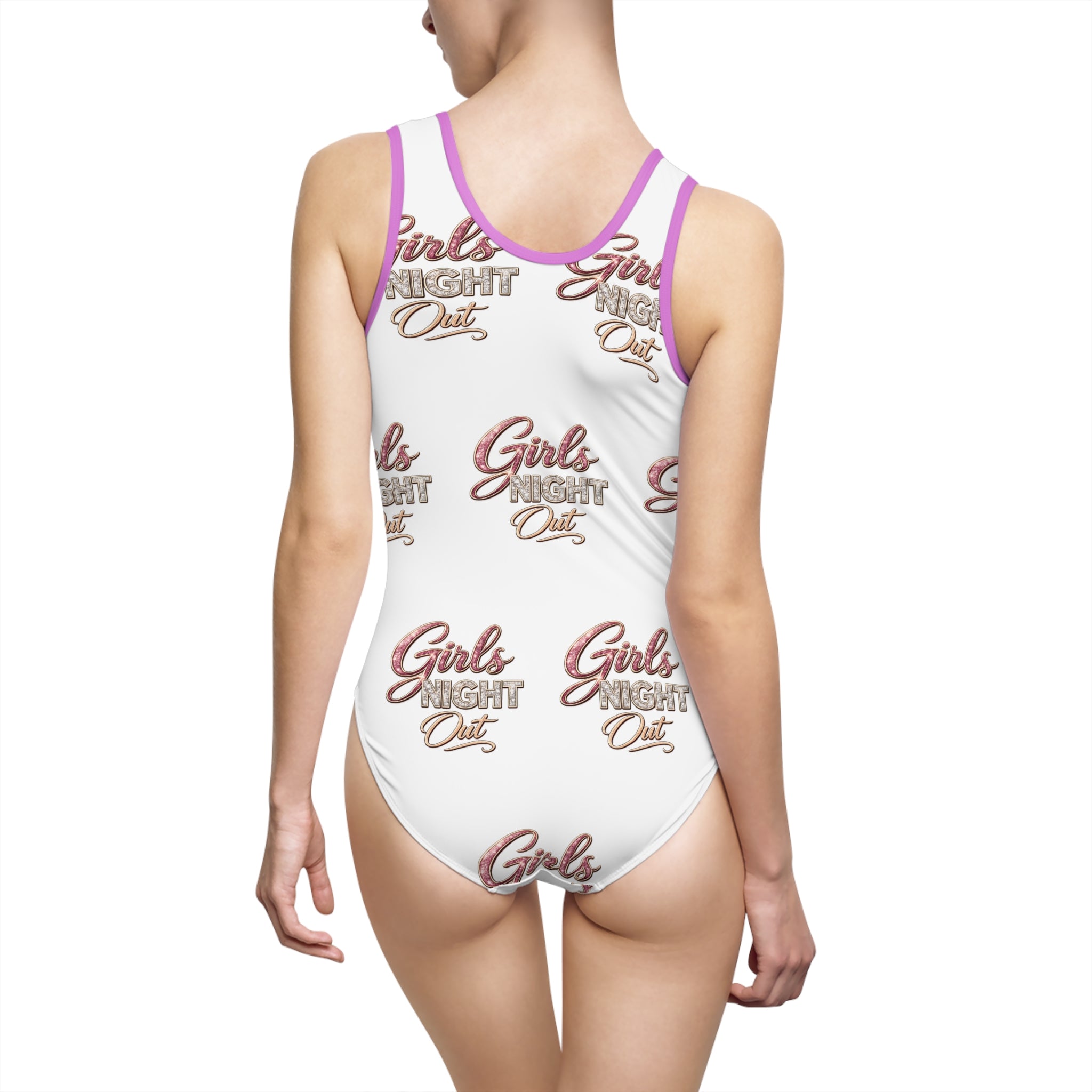 Girls Night Out Graphic One-Piece Swimsuit