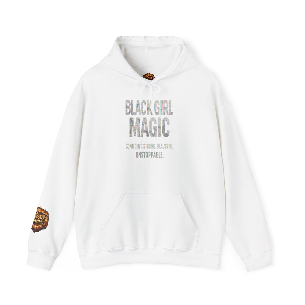 Black Girl Magic text Hoodie | Empowerment Sweatshirt