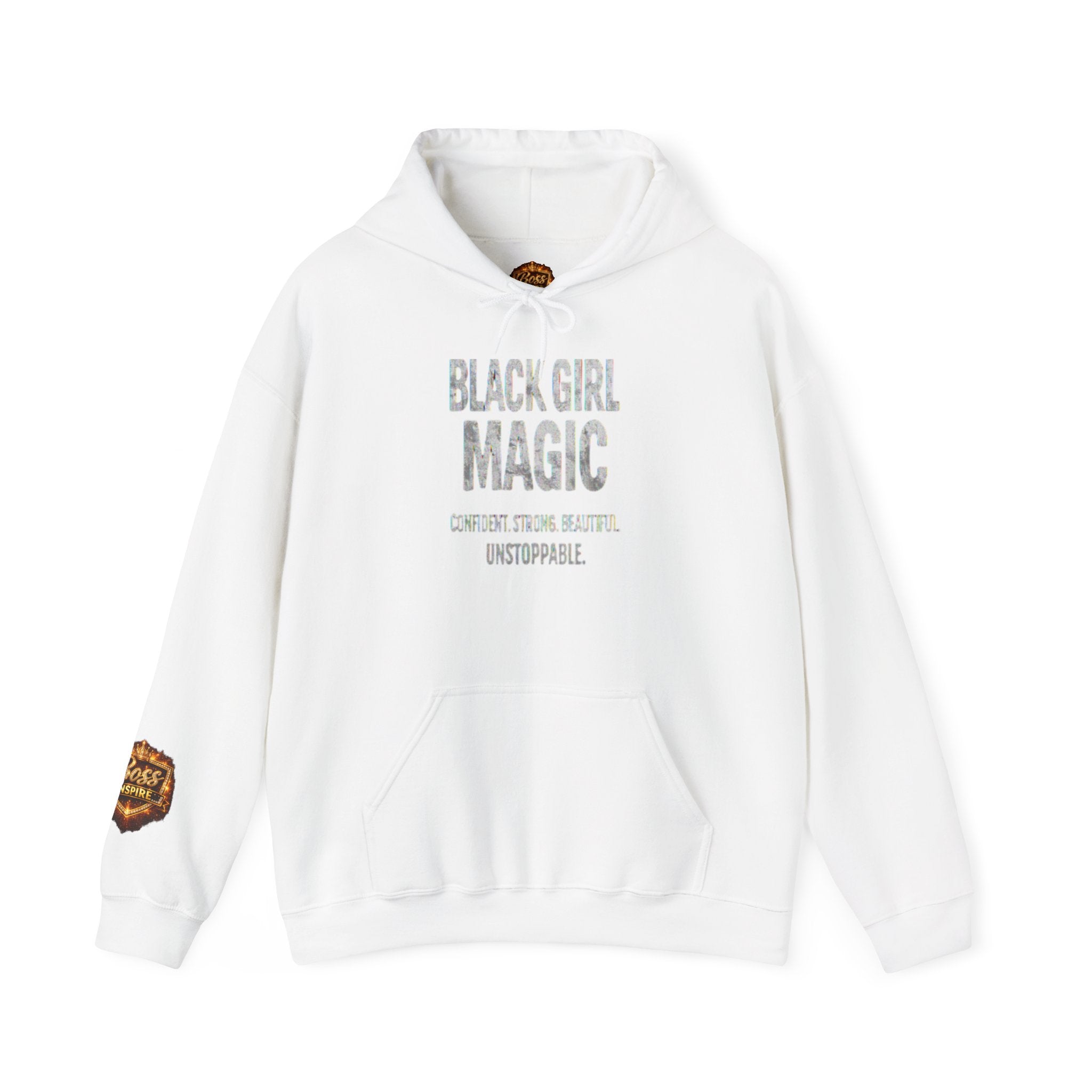 Black Girl Magic text Hoodie | Empowerment Sweatshirt