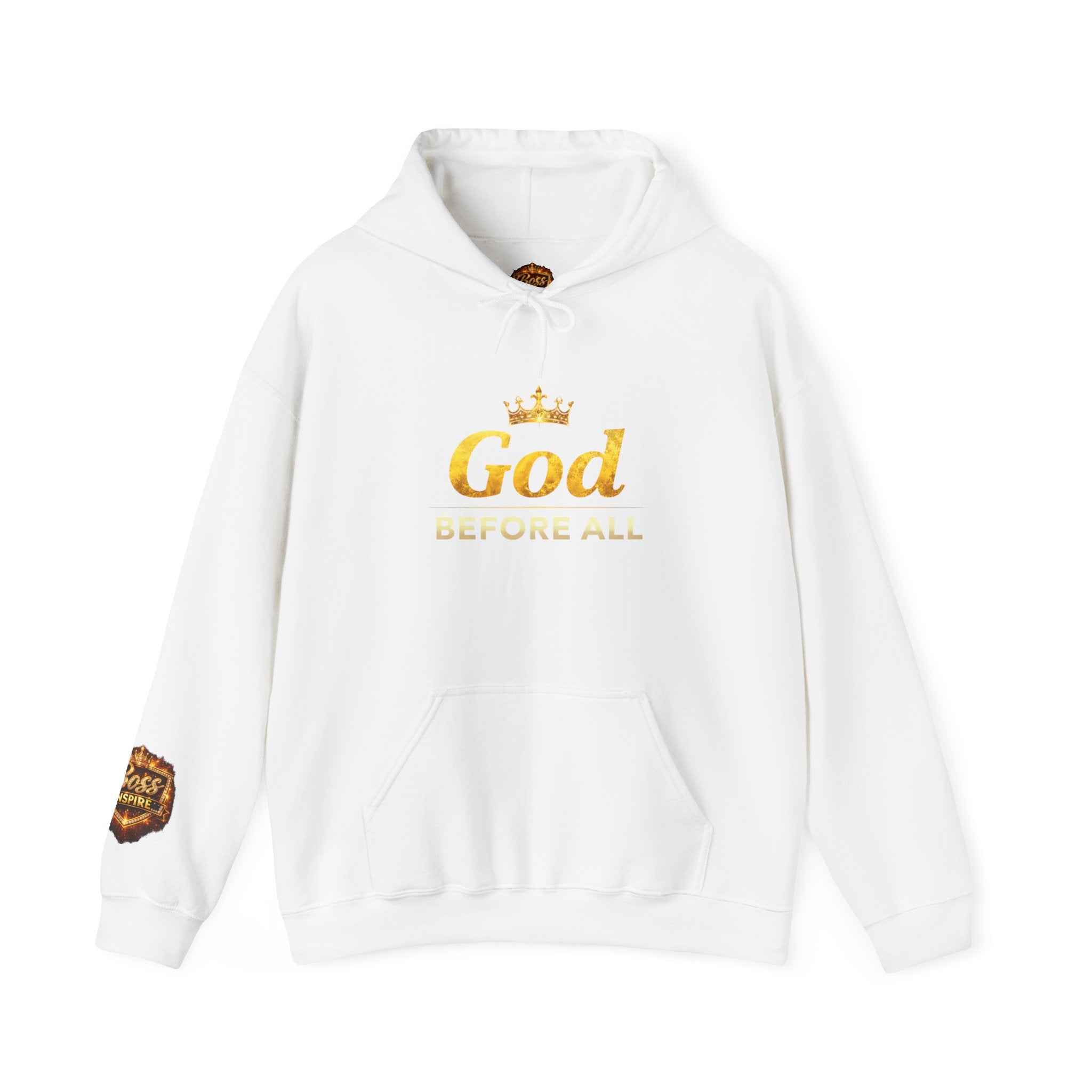 God Before All Unisex Heavy Blend™ Hooded Sweatshirt