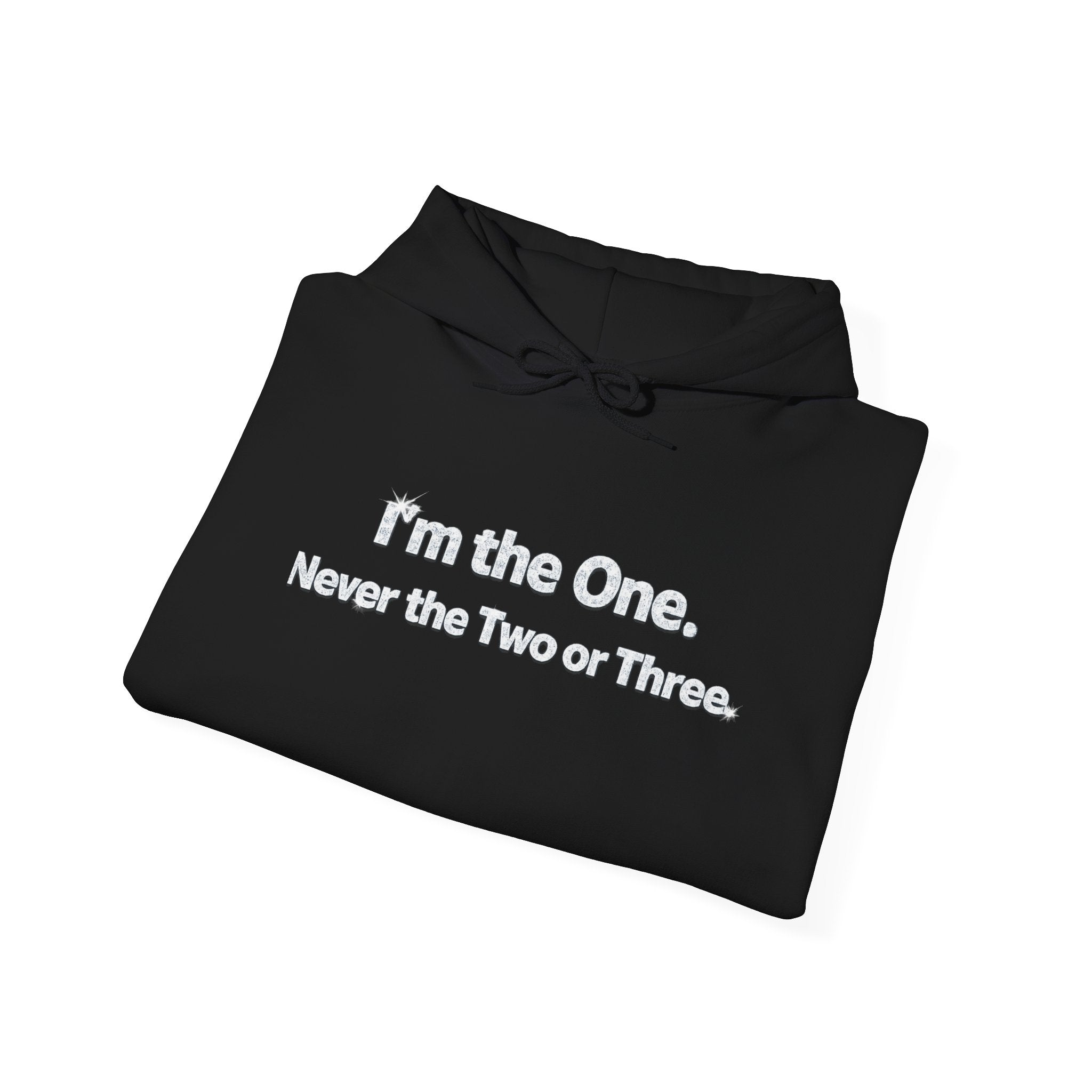 I'm the One Hoodie | Text Graphic White Pullover
