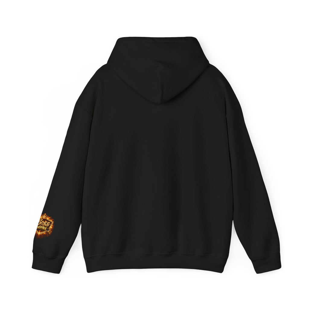 Black King Crown Sweatshirt | Hoodie with 'Lead. Hustle. Win.'