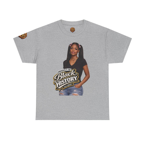 Black History Script Graphic Tee | Empowerment Typography T-Shirt