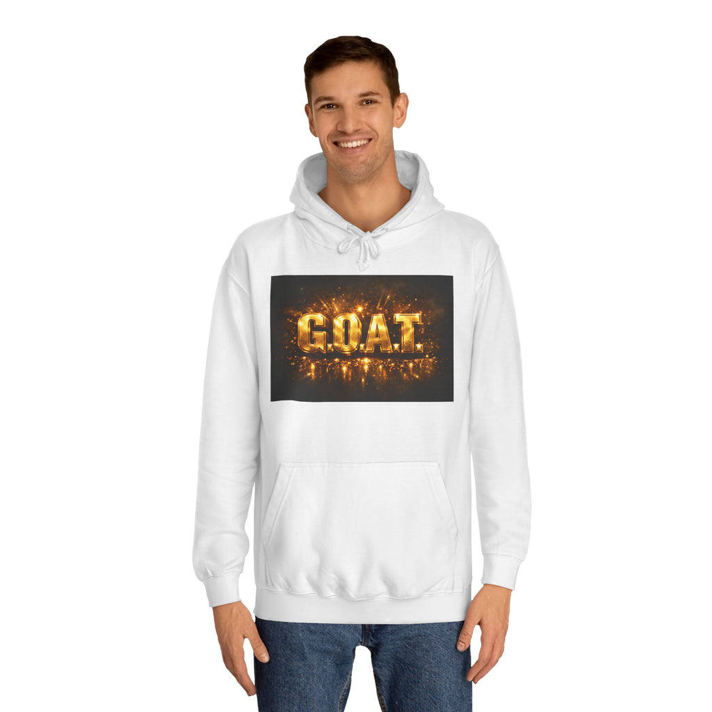 GOAT Sparkle Hoodie — Golden Sparkler Graphic Pullover