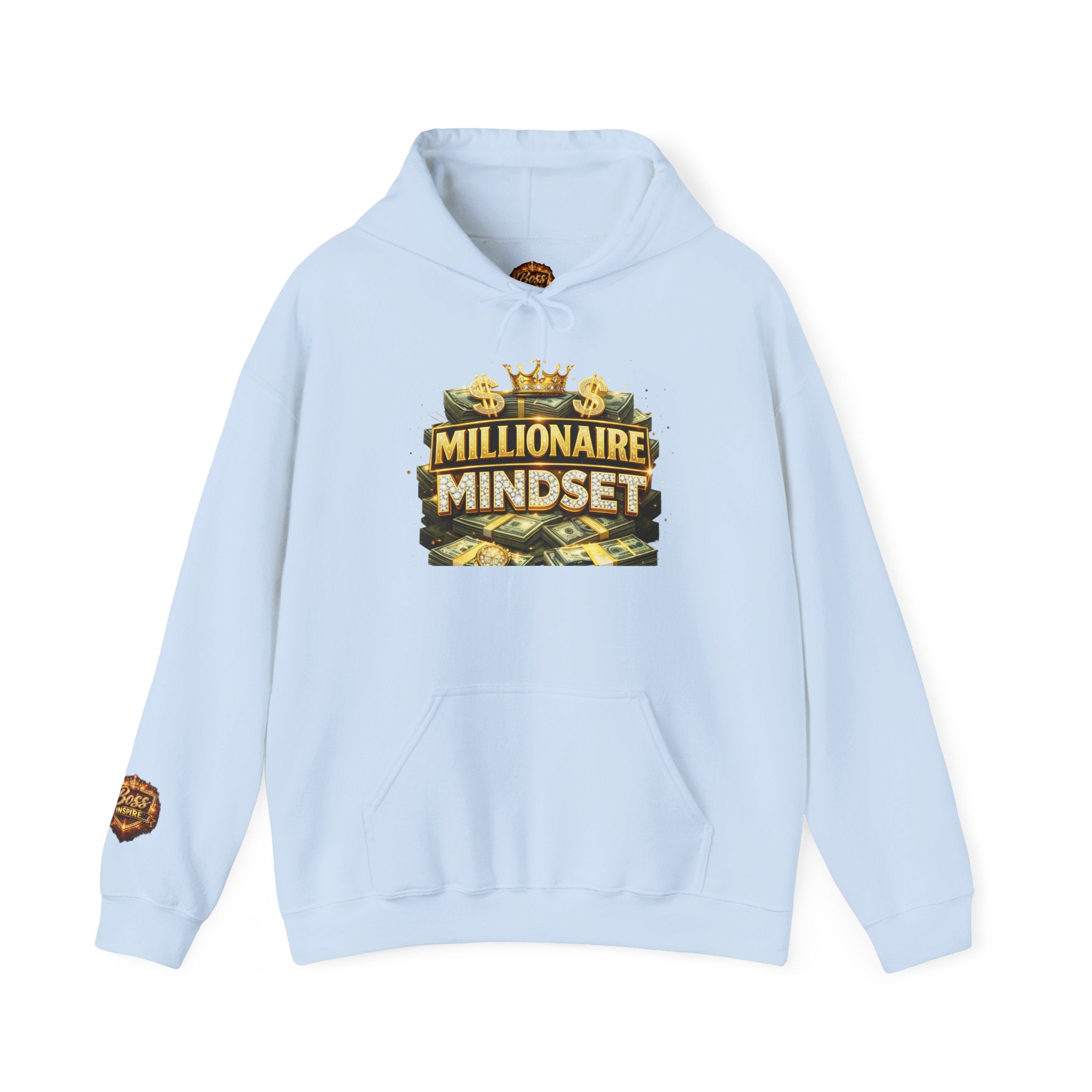 Millionaire Mindset hoodie | Money Stack Graphic Hoodie