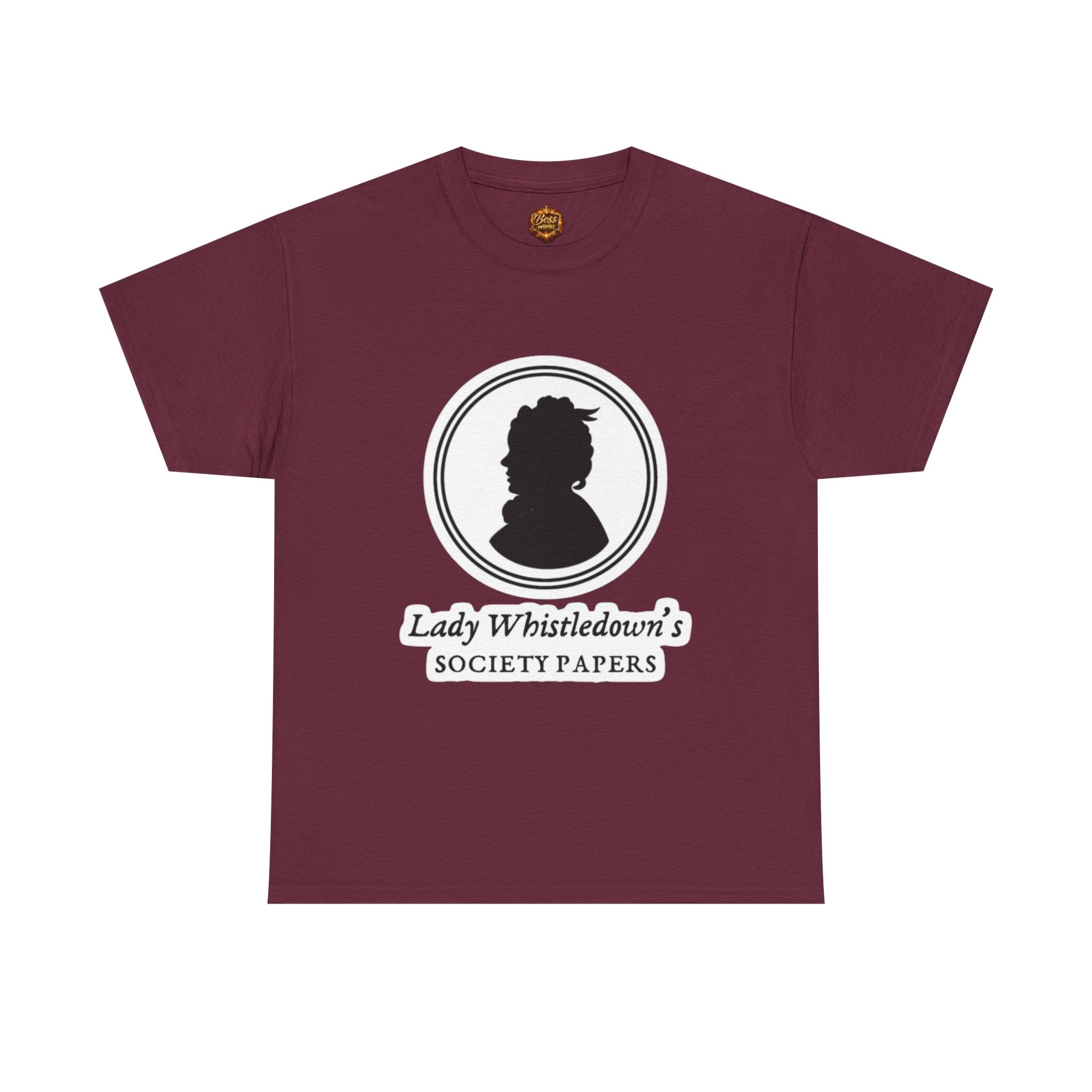 Lady Whistledown's Society Papers Tee — Regency Silhouette Literary Graphic T-Shirt