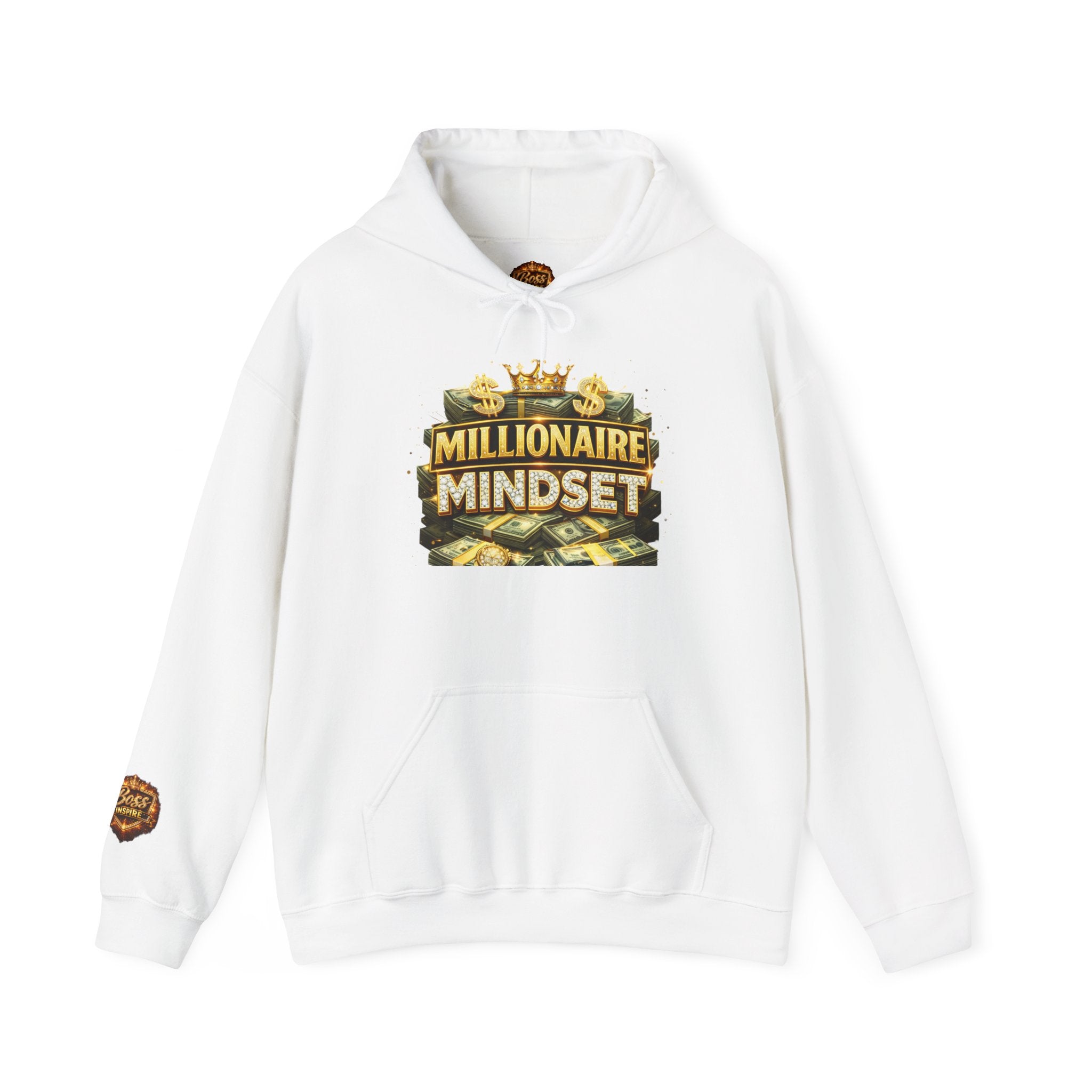 Millionaire Mindset hoodie | Money Stack Graphic Hoodie
