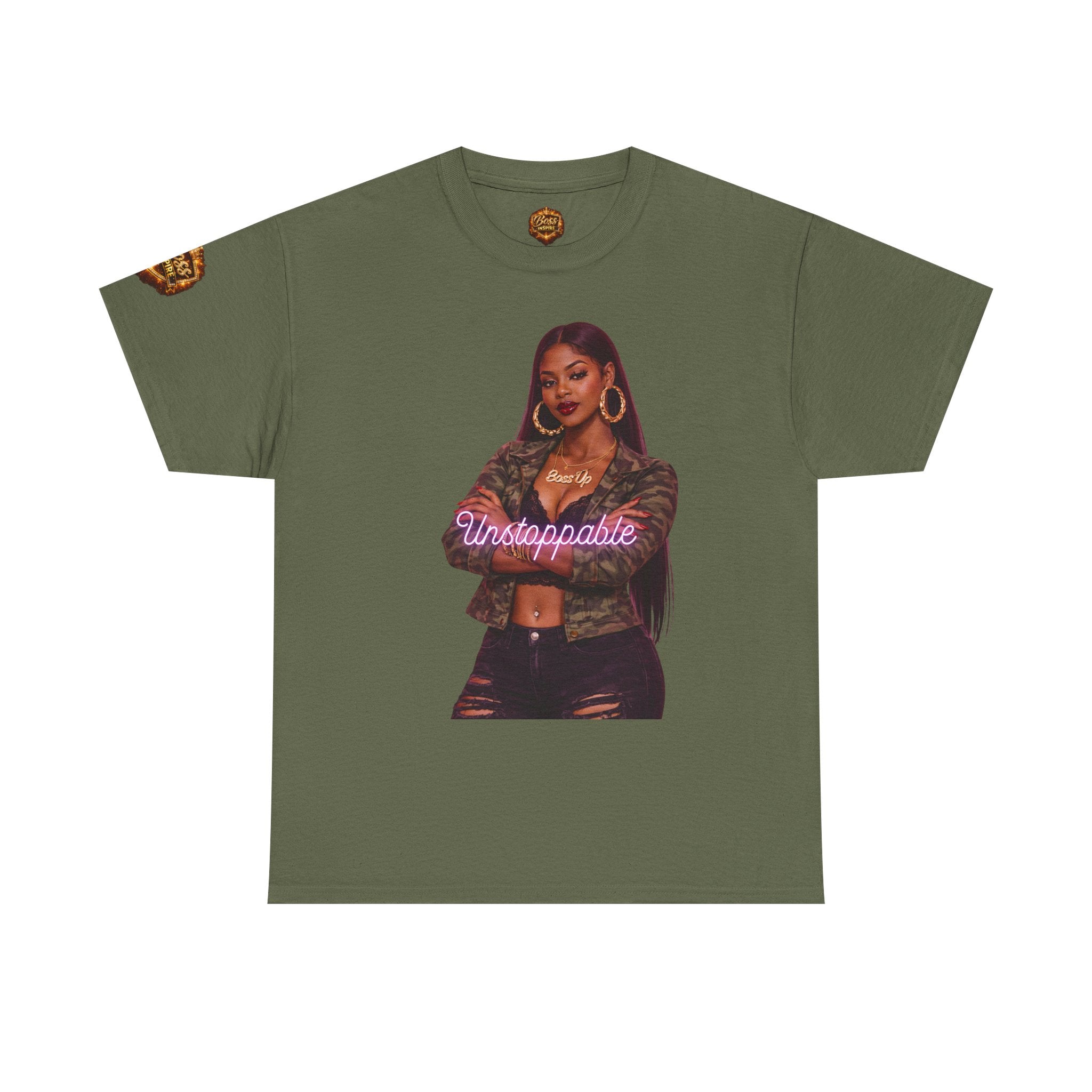 Unstoppable Graphic Tee — Motivational 'Unstoppable' Shirt