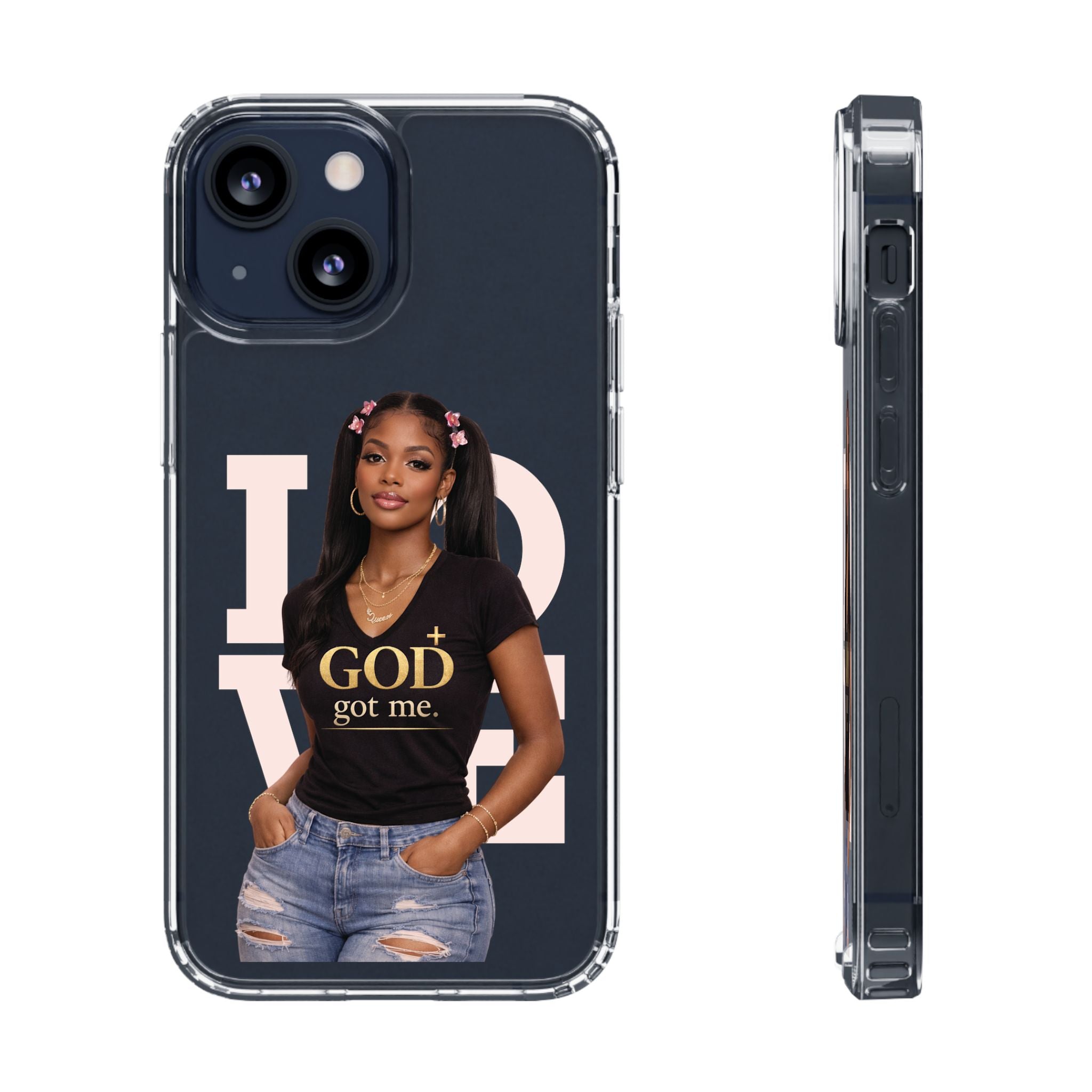 God Got Me phone case | clear iPhone case, faith design