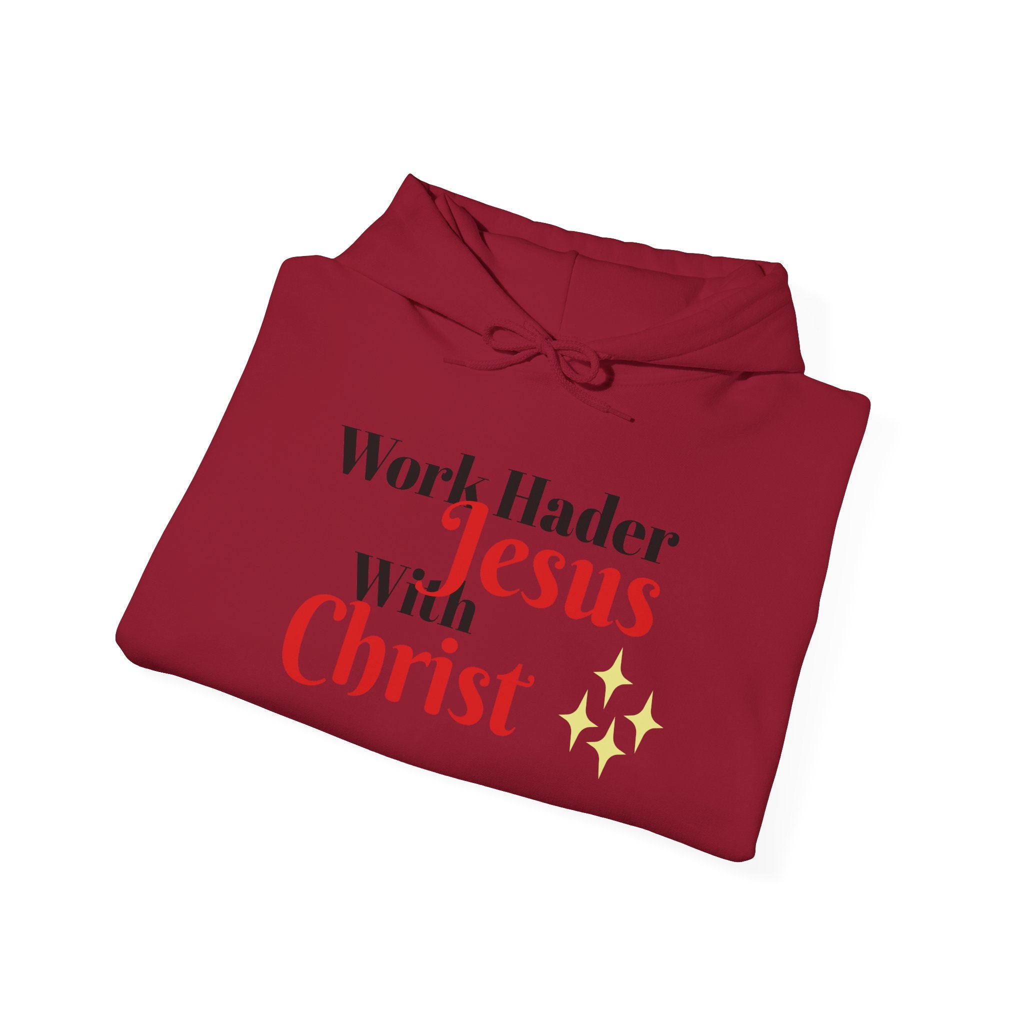 "Work Harder with Jesus" Hoodie