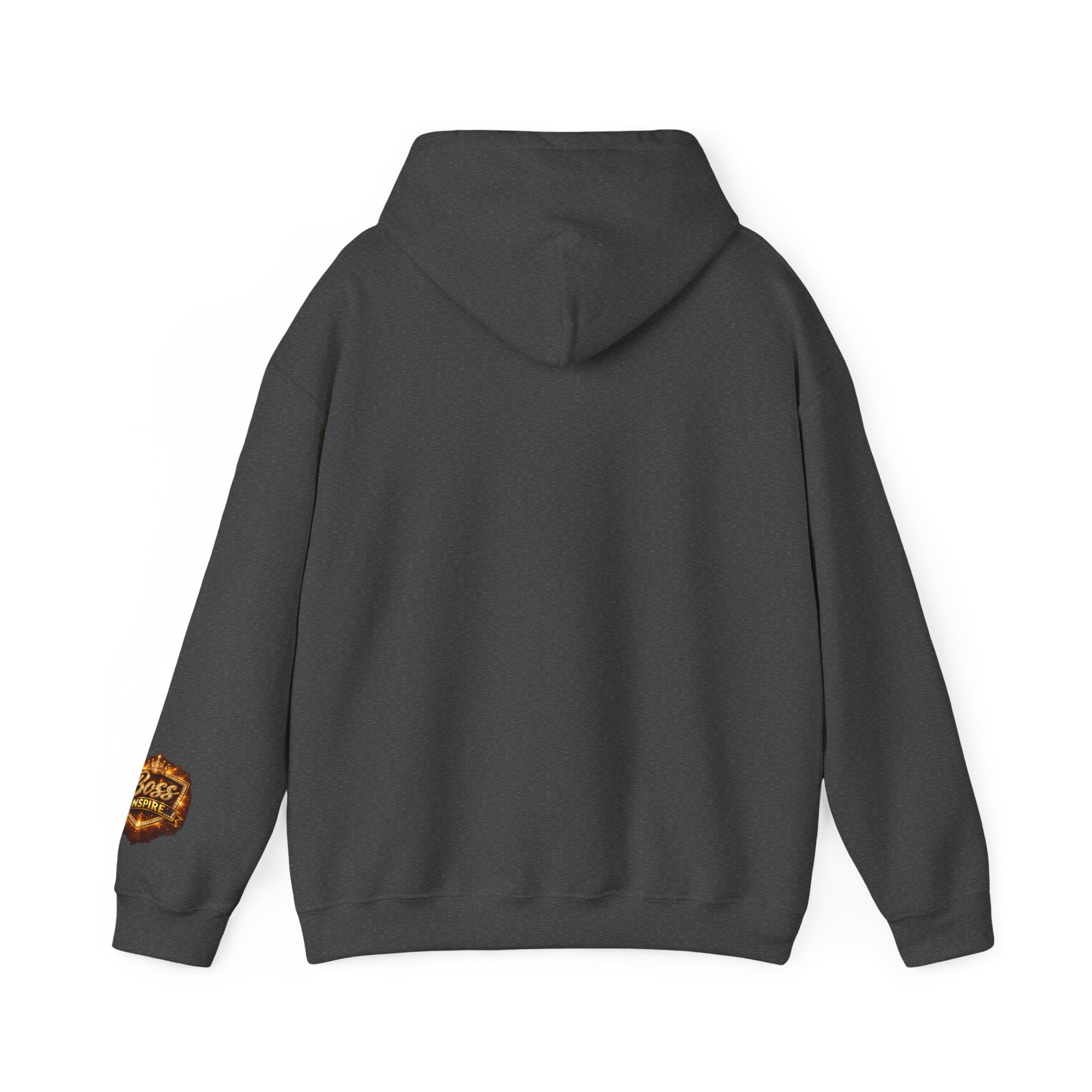 Black King Crown Sweatshirt | Hoodie with 'Lead. Hustle. Win.'