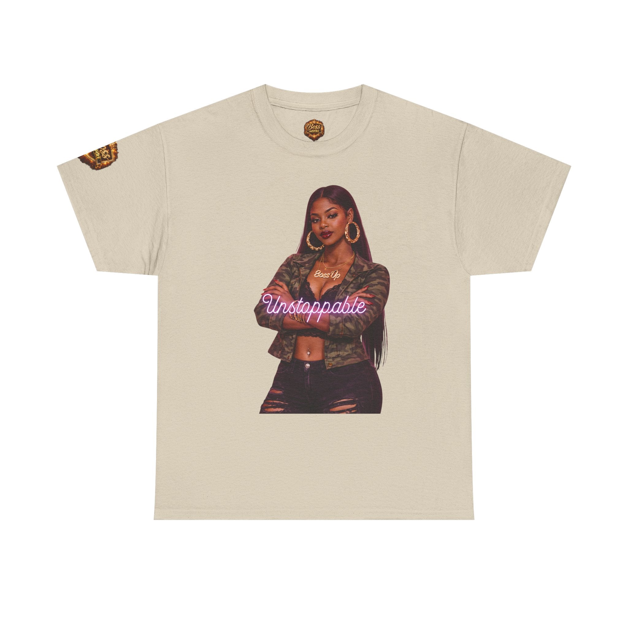 Unstoppable Graphic Tee — Motivational 'Unstoppable' Shirt