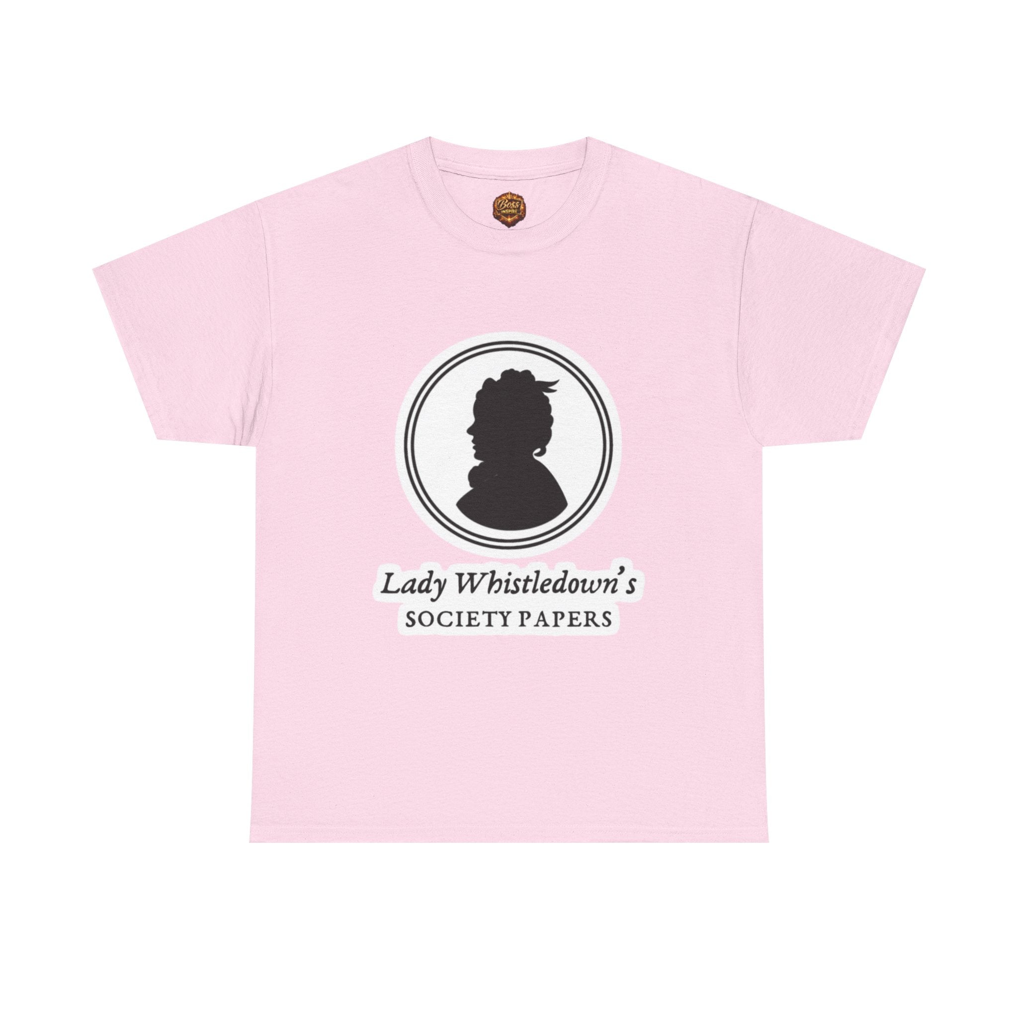 Lady Whistledown's Society Papers Tee — Regency Silhouette Literary Graphic T-Shirt