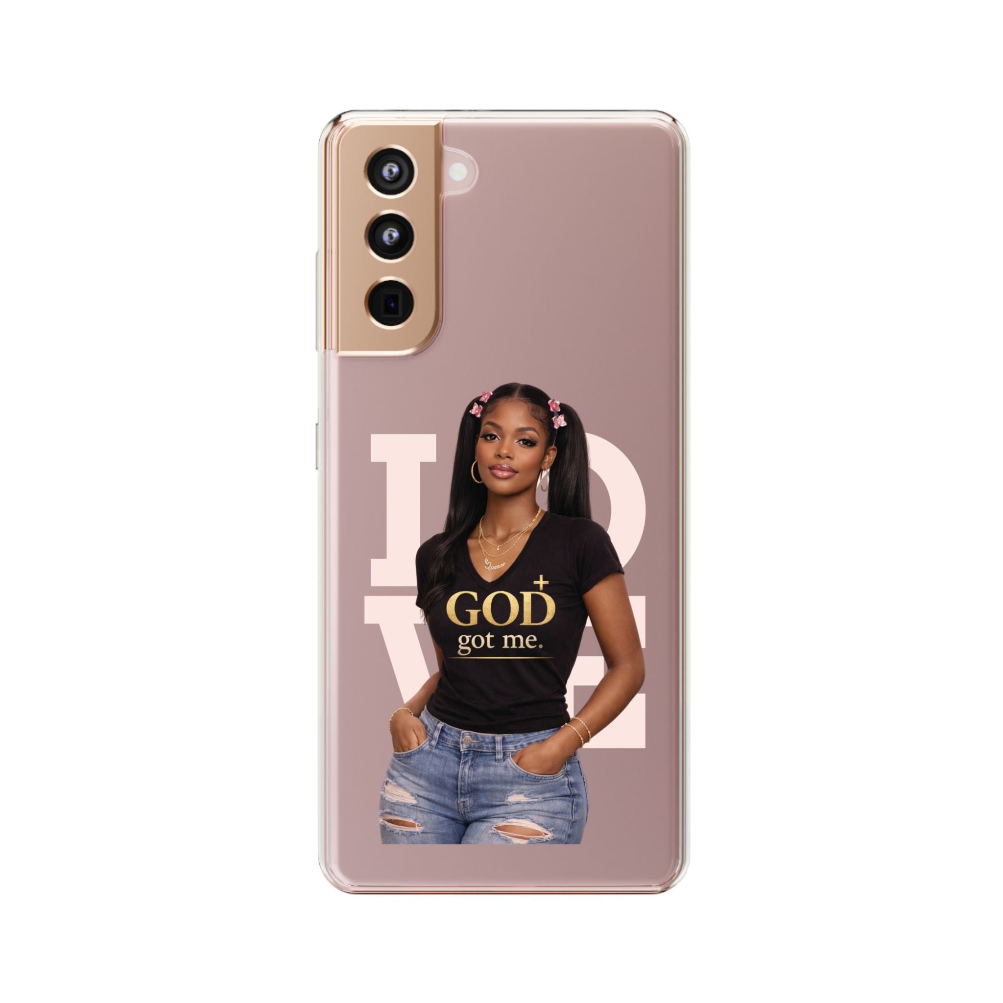God Got Me phone case | clear iPhone case, faith design