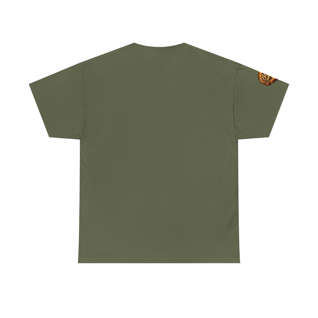 Afro Puff Woman Illustration T-Shirt | Camouflage Top Graphic Tee