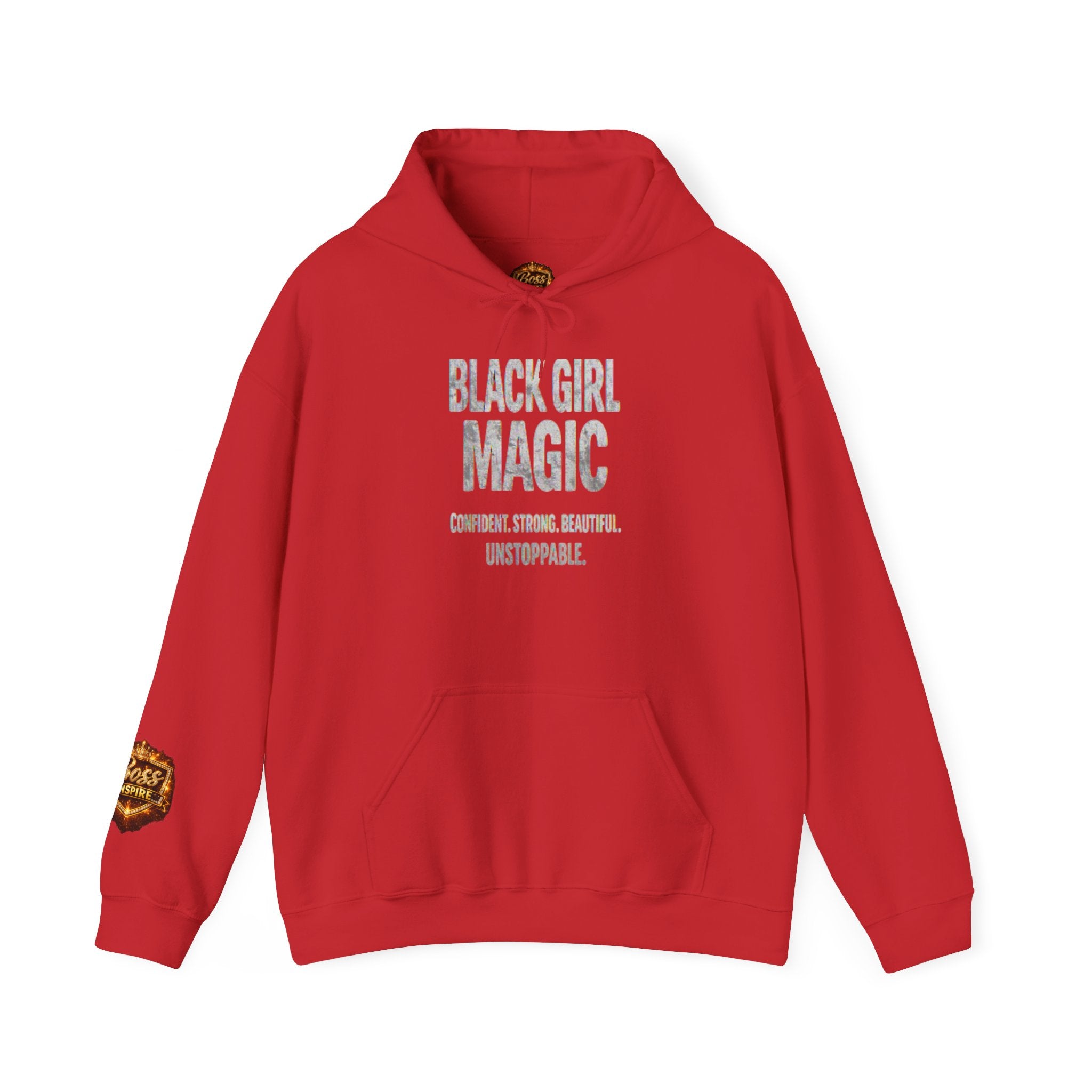 Black Girl Magic text Hoodie | Empowerment Sweatshirt