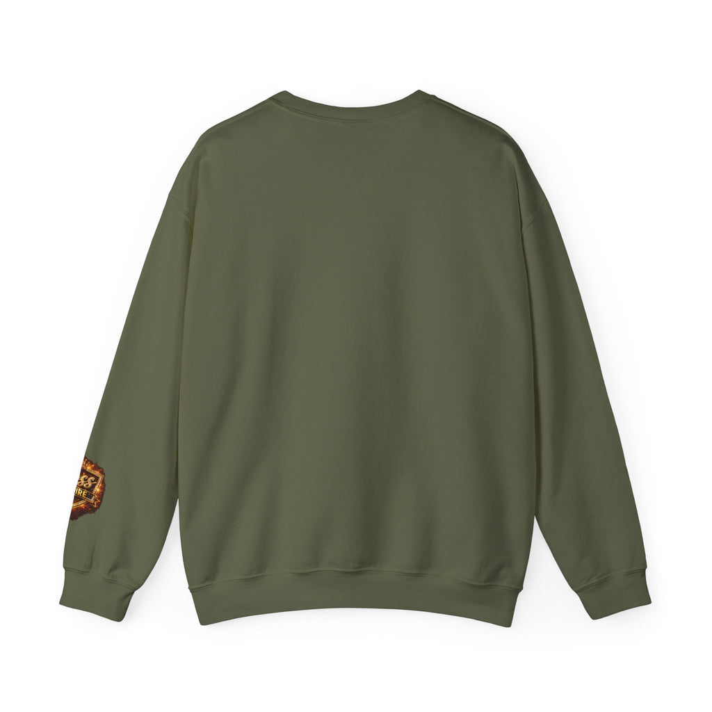 King Hustle Inspire Prayer Pose Sweatshirt | Motivational Urban Portrait
