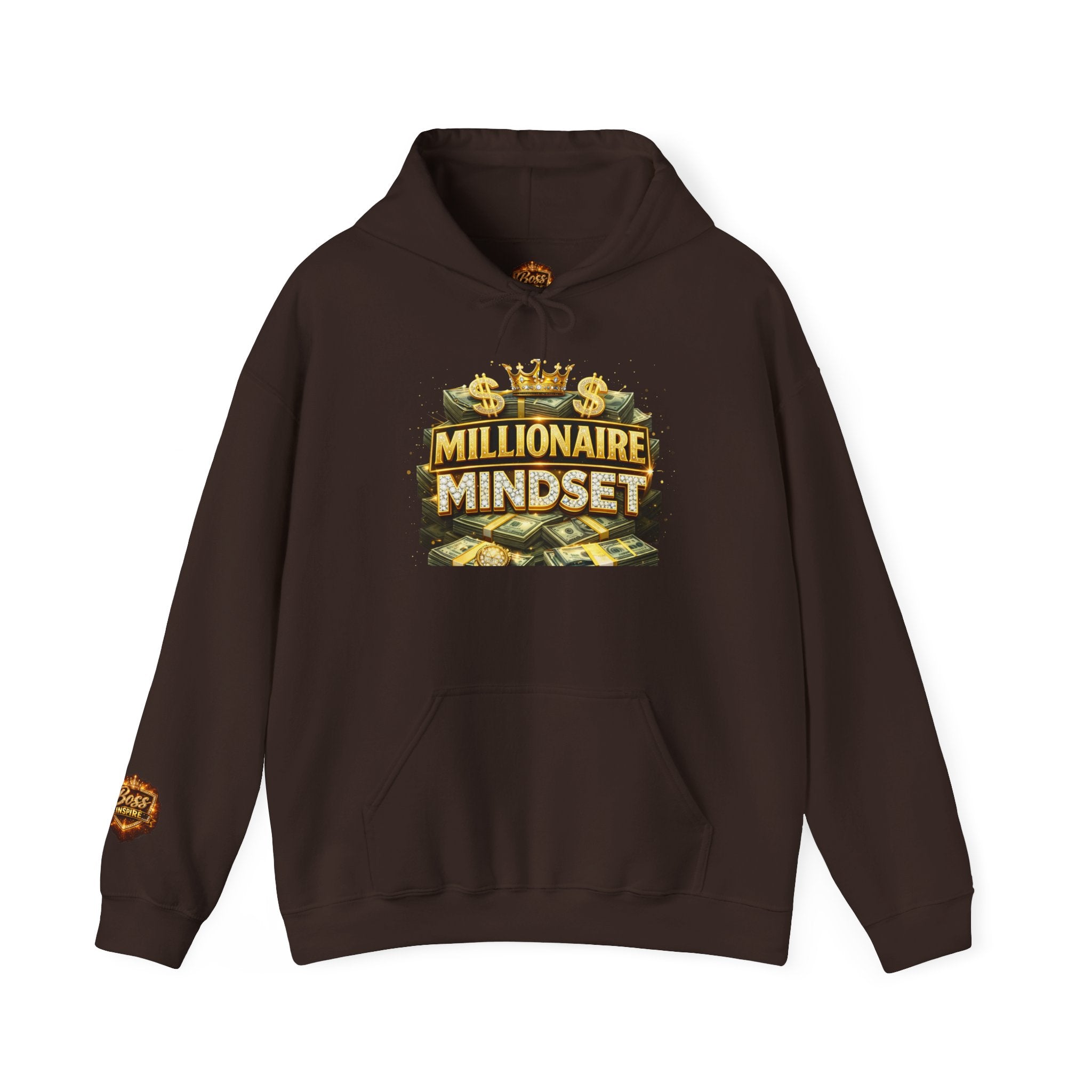 Millionaire Mindset hoodie | Money Stack Graphic Hoodie