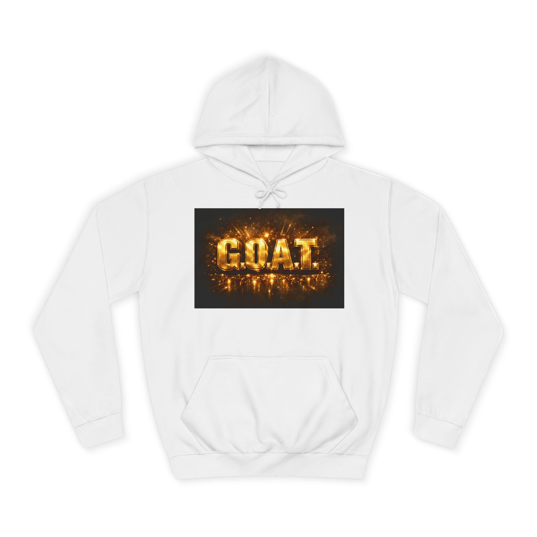 GOAT Sparkle Hoodie — Golden Sparkler Graphic Pullover