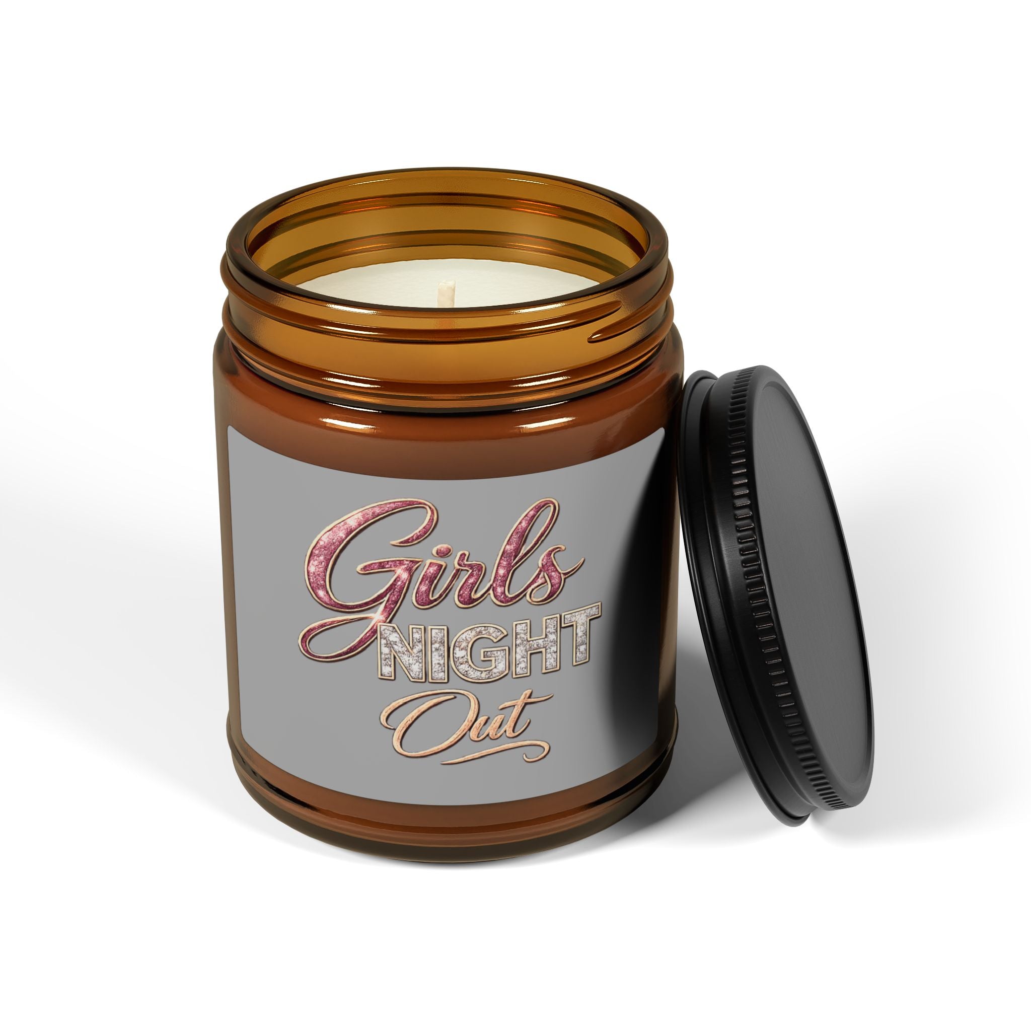 Girls Night Out Scented Soy Candle — Amber Jar (Multi-Size)
