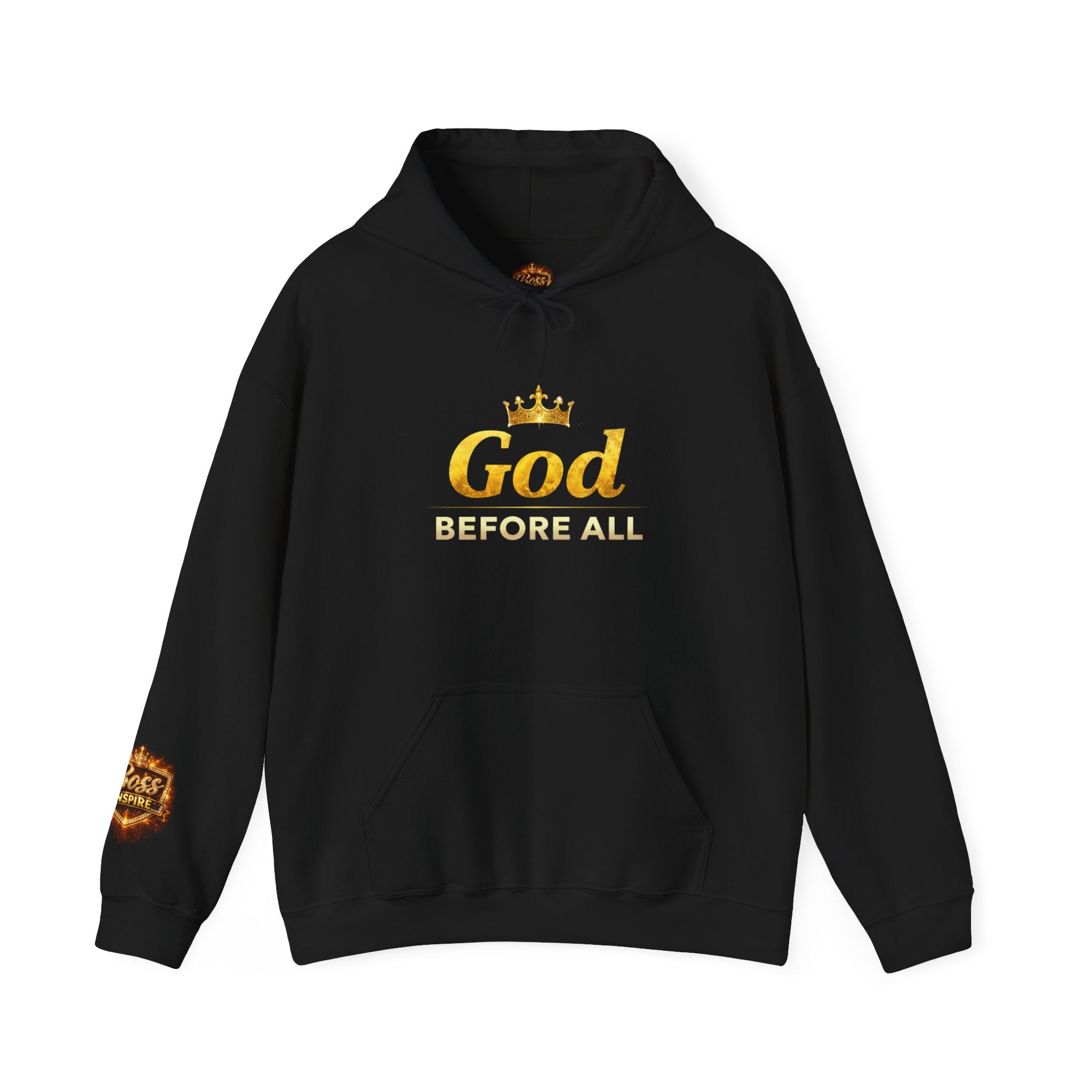 God Before All Unisex Heavy Blend™ Hooded Sweatshirt