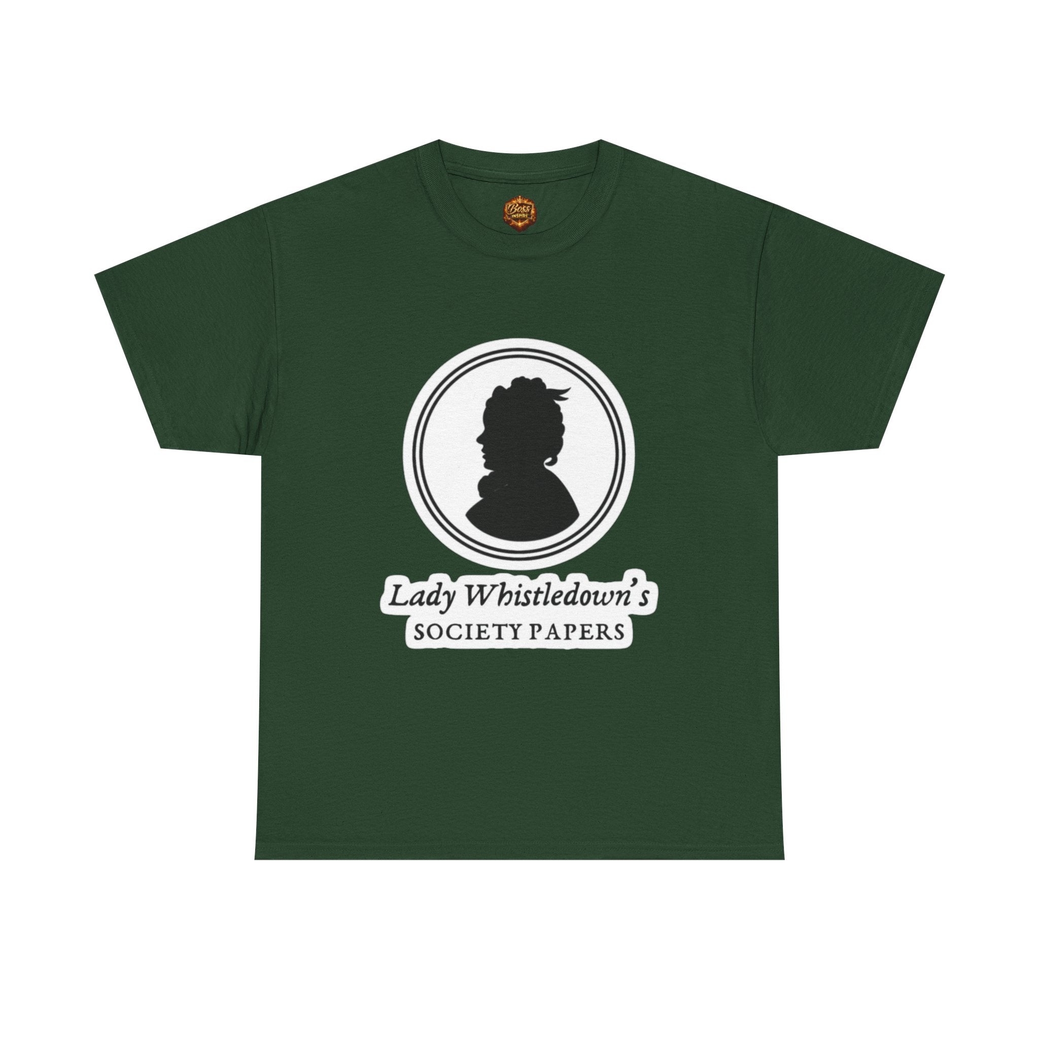 Lady Whistledown's Society Papers Tee — Regency Silhouette Literary Graphic T-Shirt