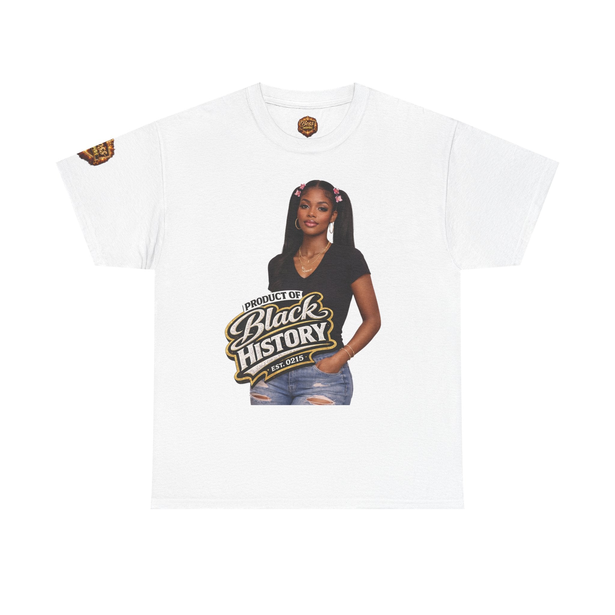 Black History Script Graphic Tee | Empowerment Typography T-Shirt