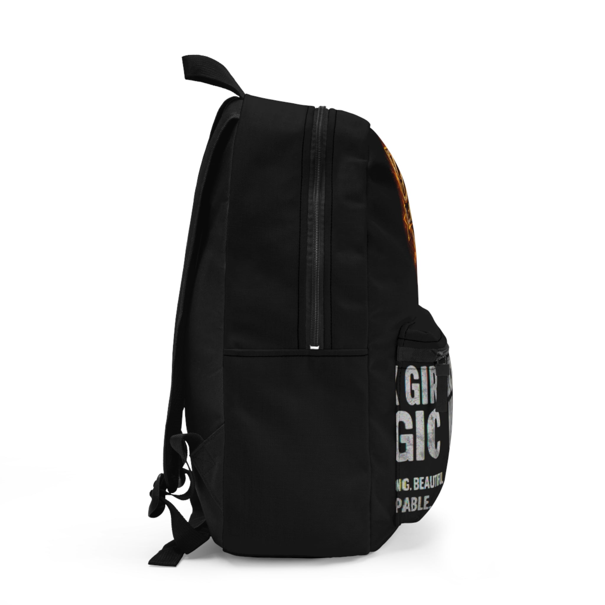 Black Girl Magic Backpack | Empowerment Text Print