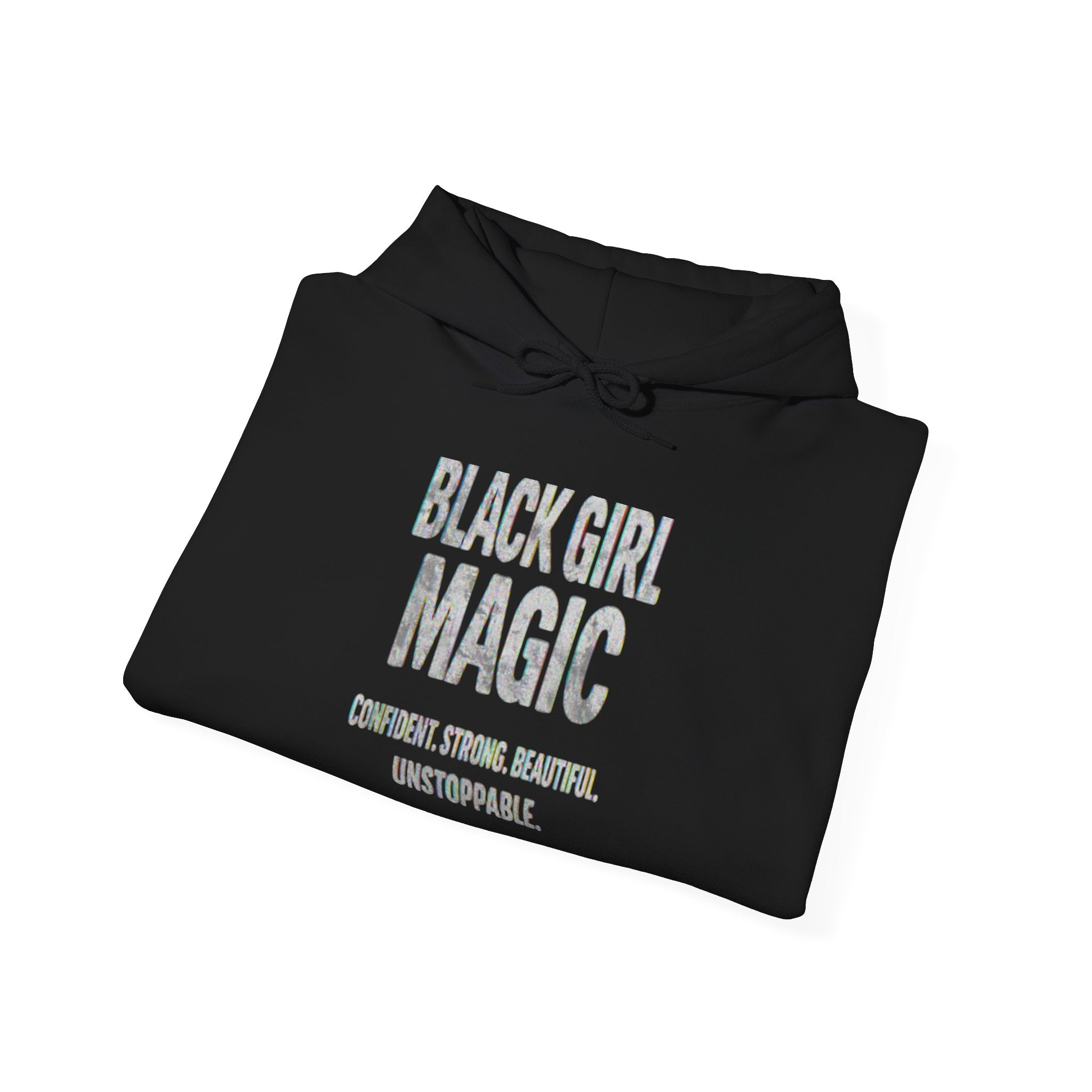 Black Girl Magic text Hoodie | Empowerment Sweatshirt