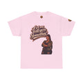 Let Me Tell You Something tee | Woman with arms crossed, retro script design