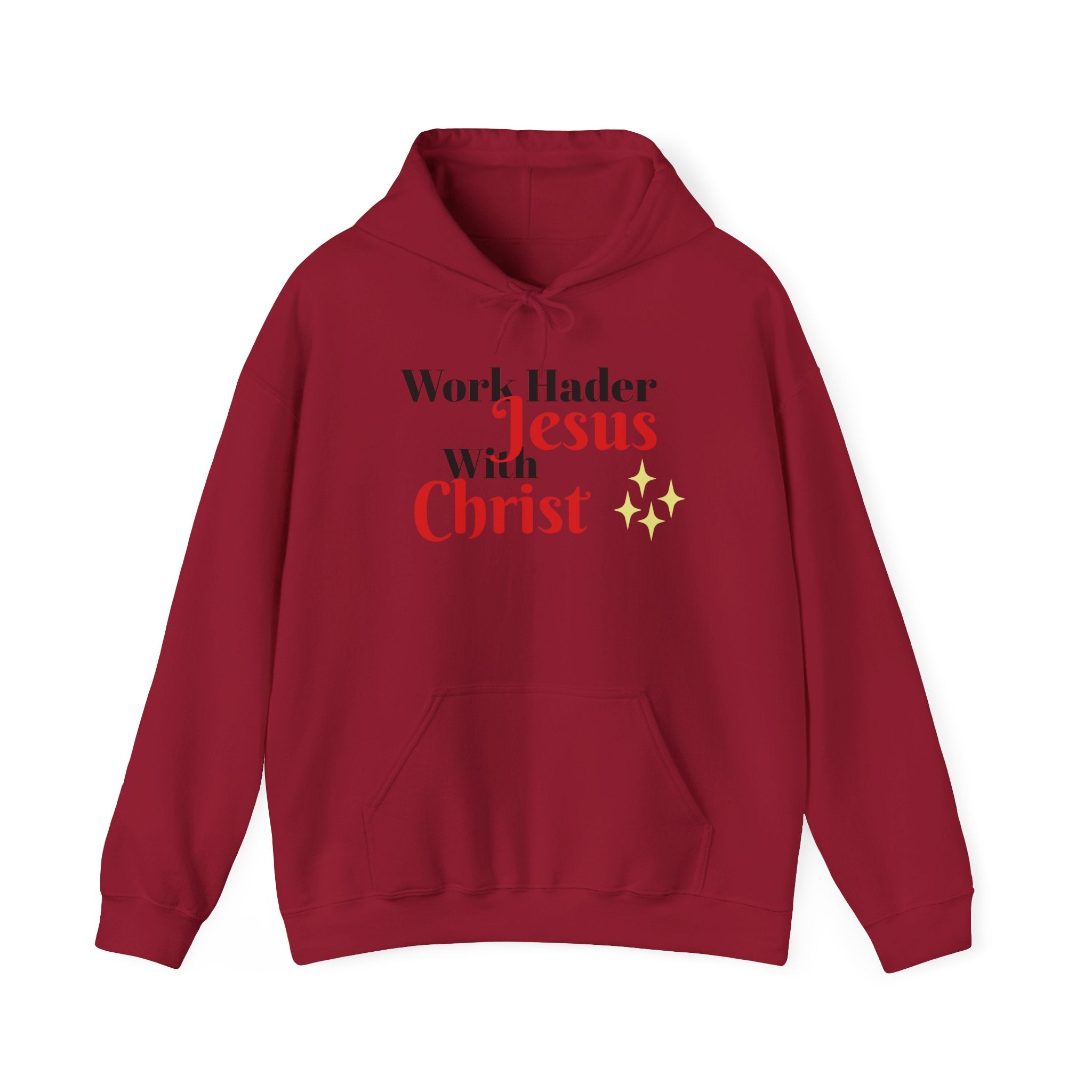 "Work Harder with Jesus" Hoodie