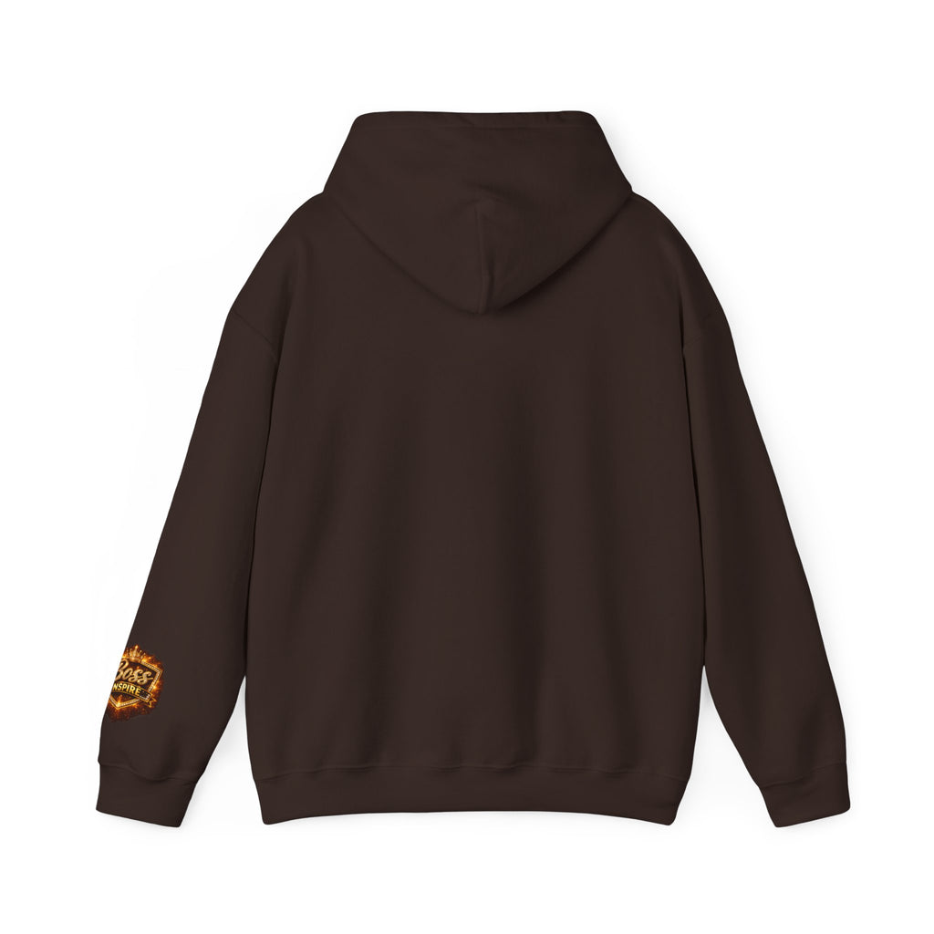 Black King Crown Sweatshirt | Hoodie with 'Lead. Hustle. Win.'